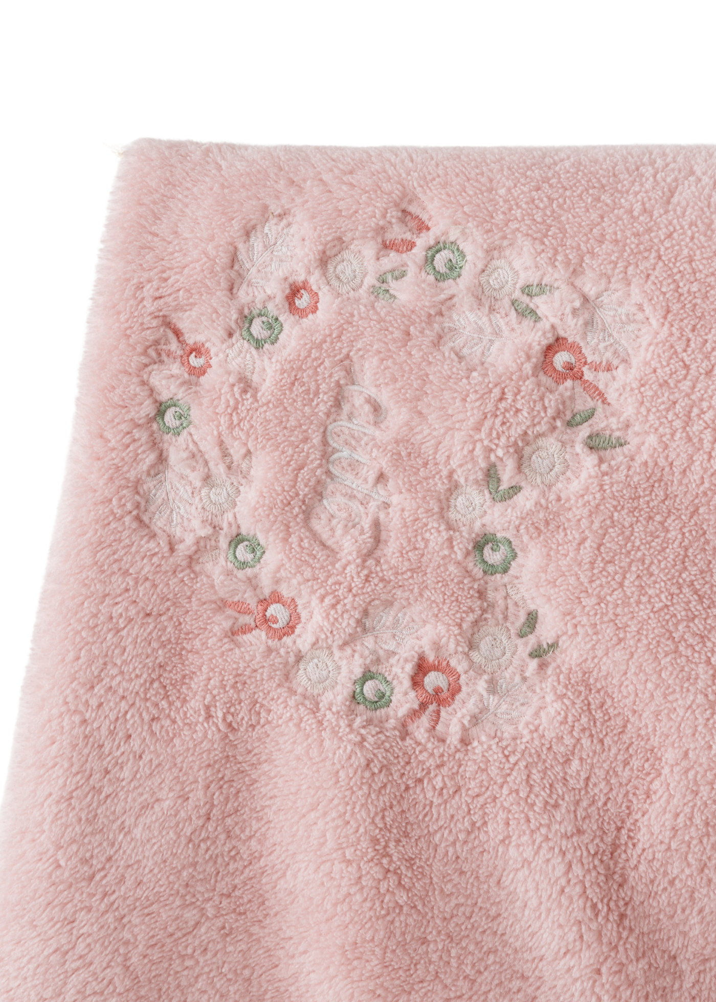 Patura Roz din Plus cu Broderie Flori AC26097 Andywawa