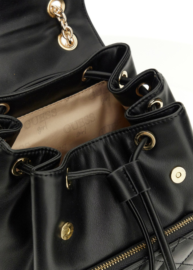 Ghiozdan Negru cu Lant J5YZ04 WGT10 JBLK Guess