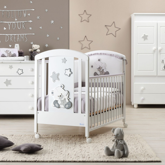 Дитяче ліжко - Dido White &amp; Grey, Modern Design Azzurra 