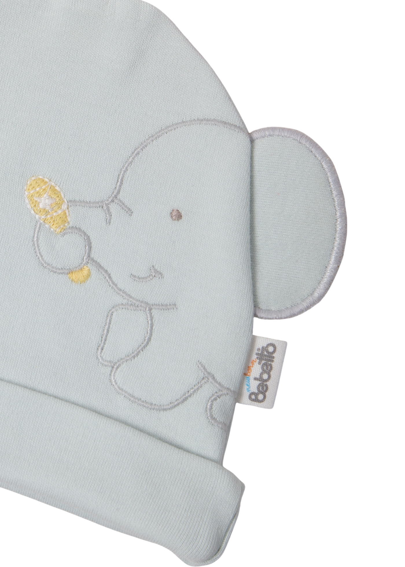 Set 10 Piese Maternitate Verde Menta cu Imprimeu Elefanti Z1054 Bebetto