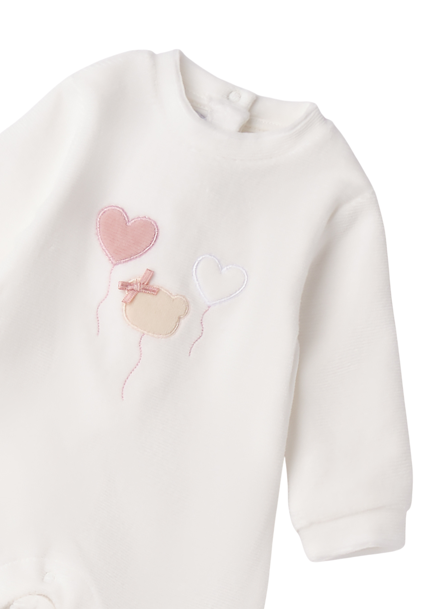 Salopeta Lunga Velur Crem 3.F759/00 Minibanda