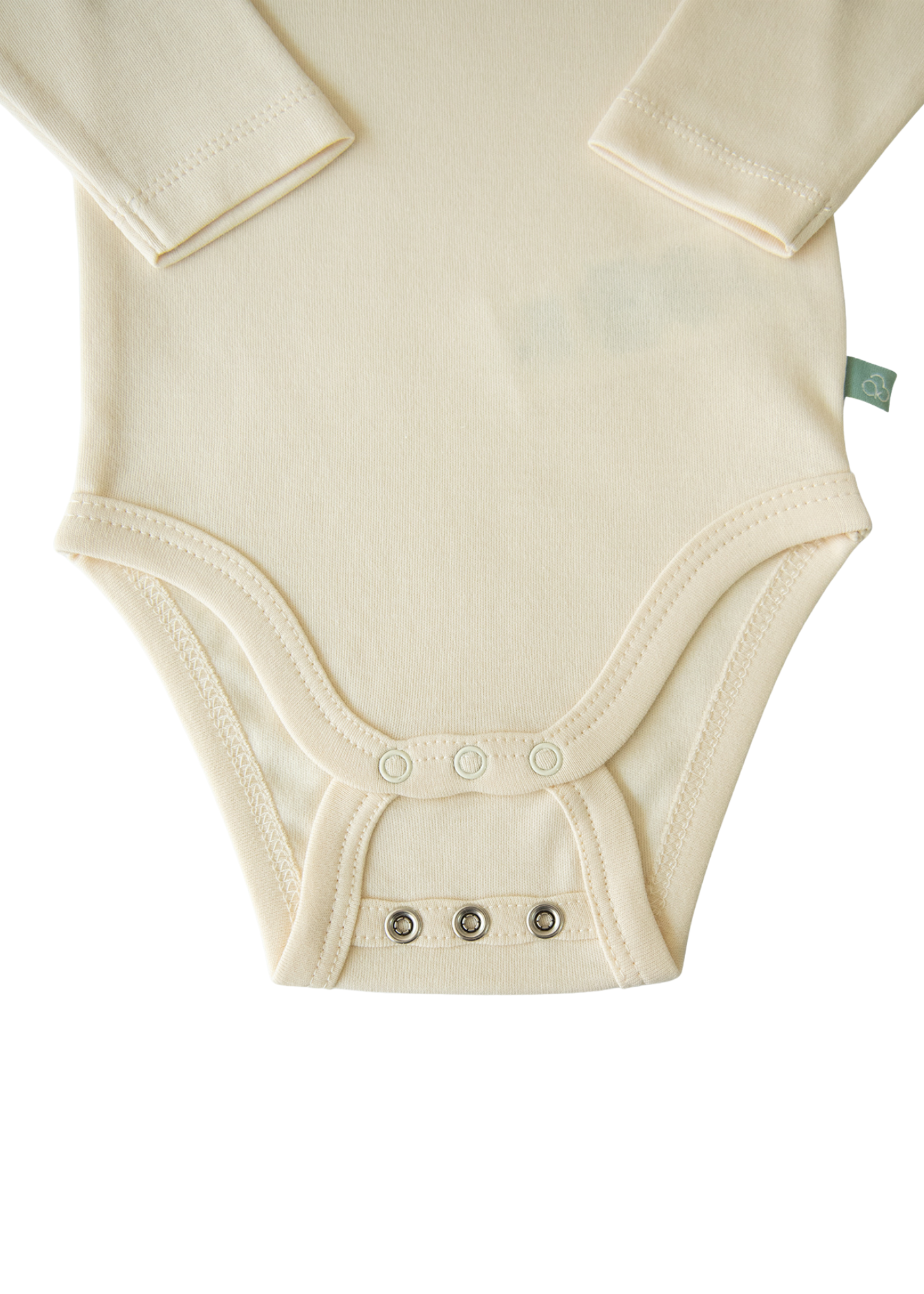 Body Maneca Lunga Bej Bumbac Organic Extensibil S38558 Kitikate