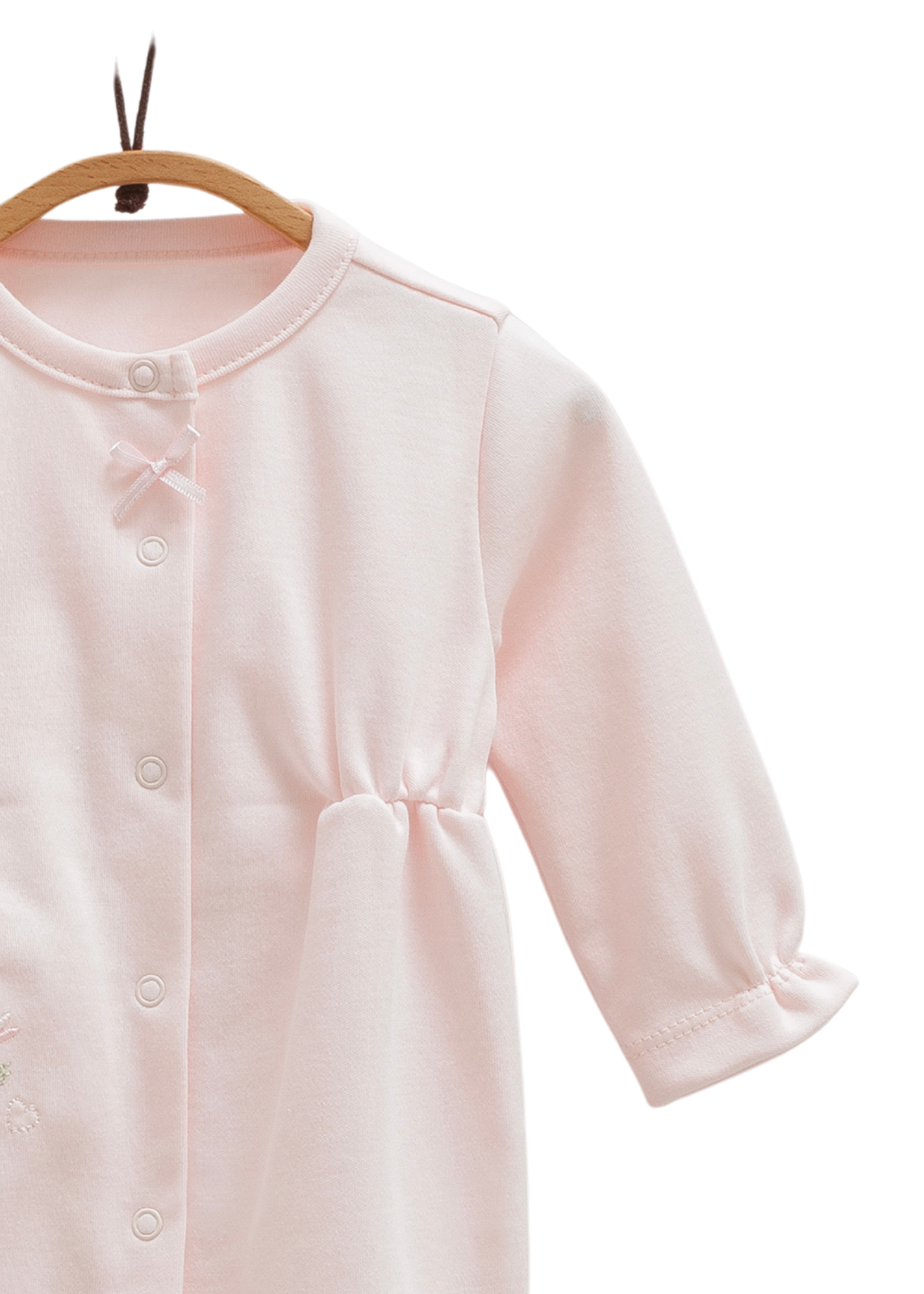 Salopeta Lunga Roz cu Elastic in Talie si Bentita TK1478 Mell Sweet Baby