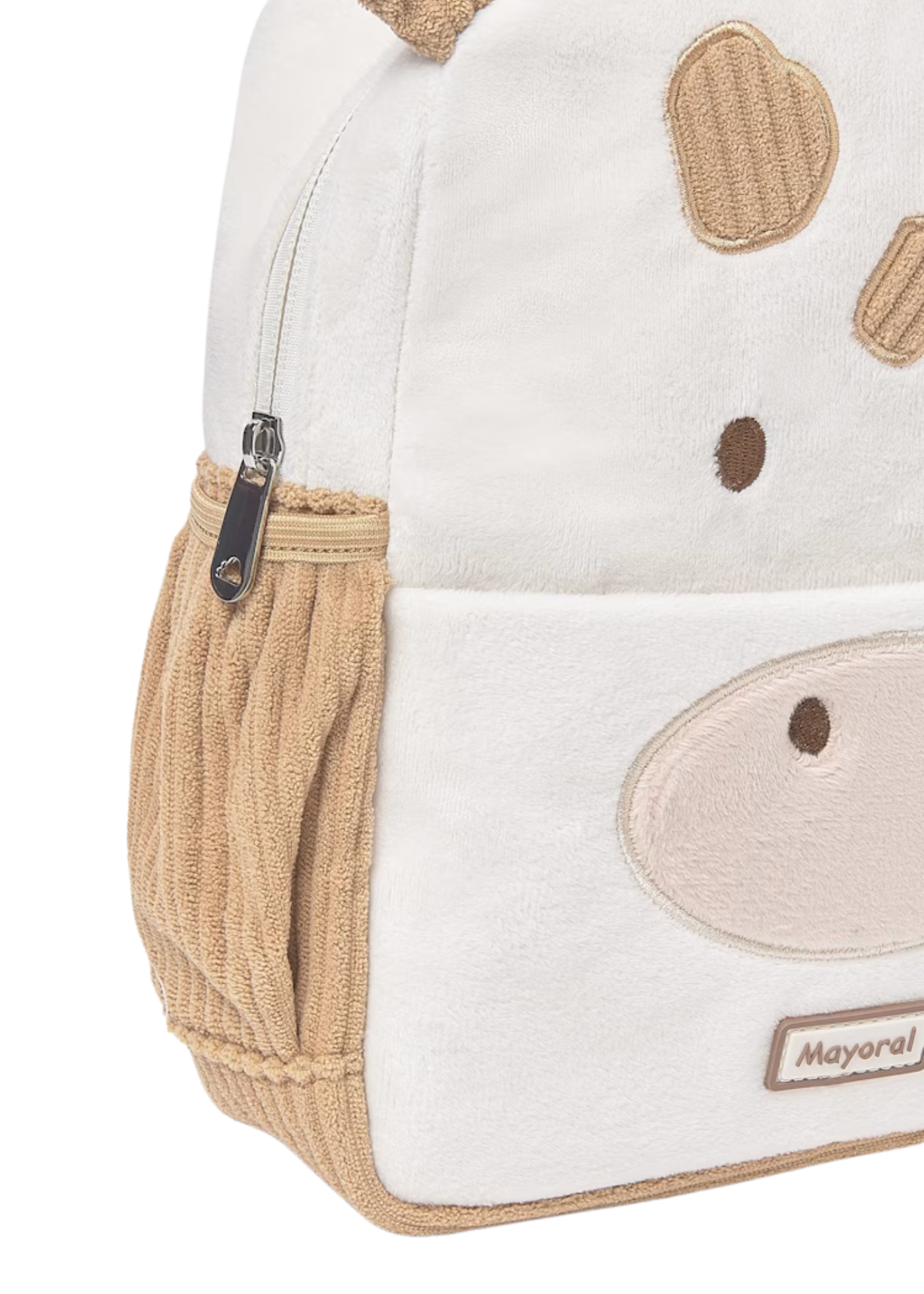 Ghiozdan Gradinita Crem cu Bej Girafa 9972 Mayoral