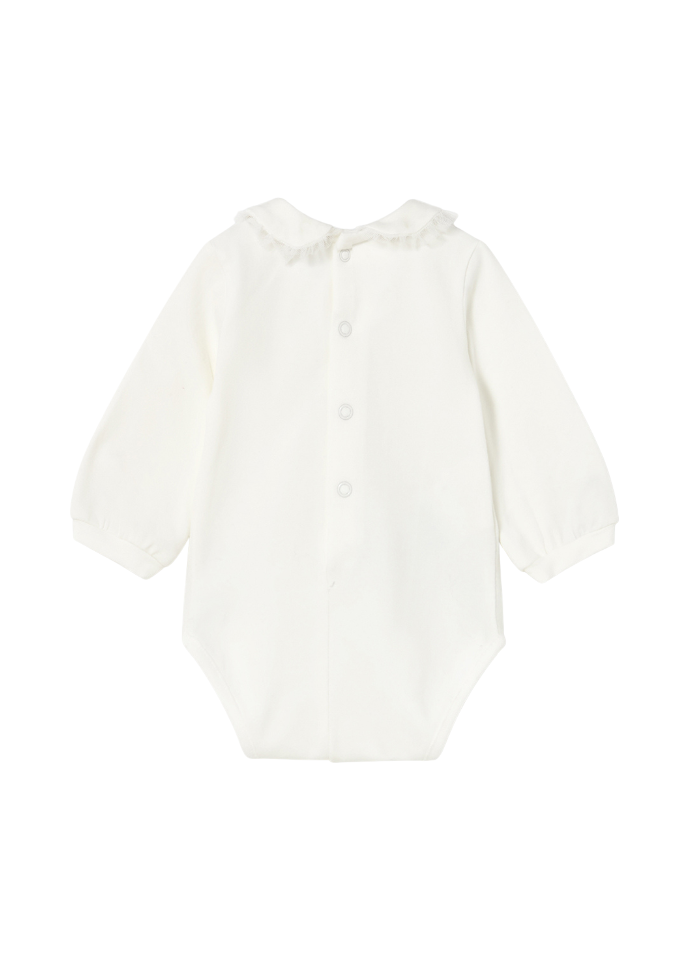 Set 3 Piese Crem Cardigan Tutu cu Sclipici si Body 2830 Mayoral