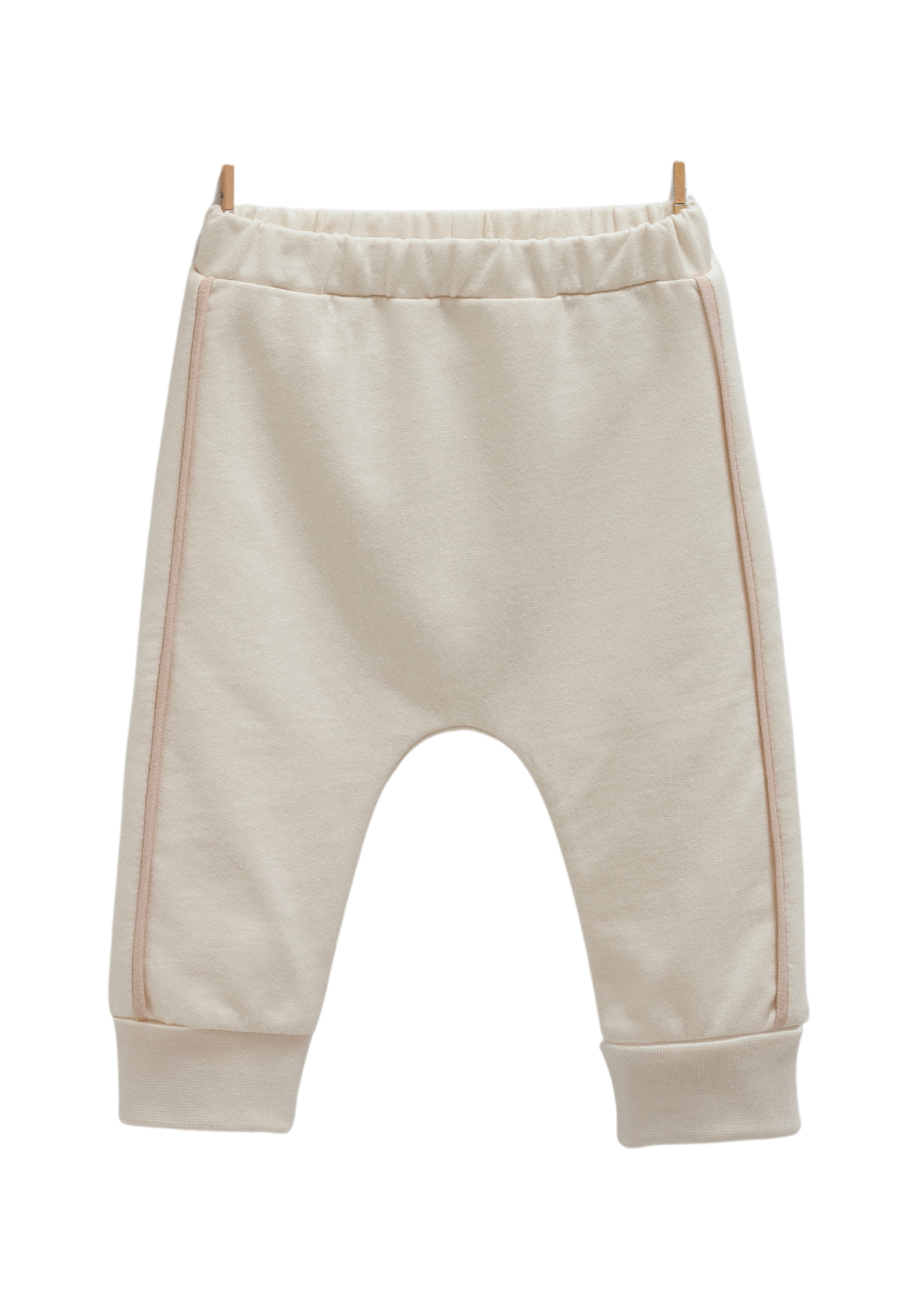 Trening 2 Piese Bej cu Dunga Bej si Urs Hanorac si Pantaloni Lungi TKK1399 Mell Sweet Baby