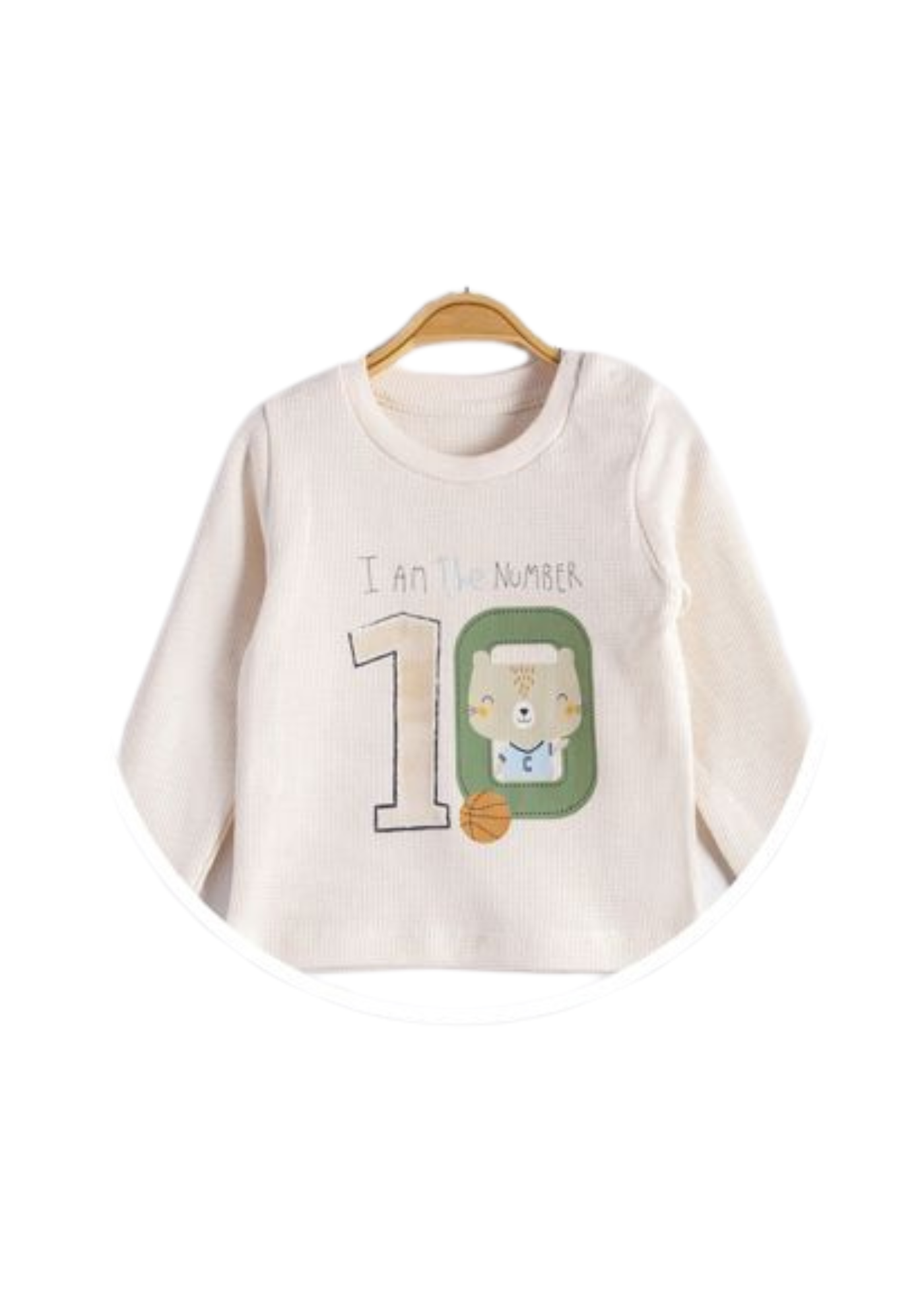 Set 3 Piese Camasa Crem Dungi Verzi Bluza Crem si Pantaloni Lungi Verzi 16617 Bebus