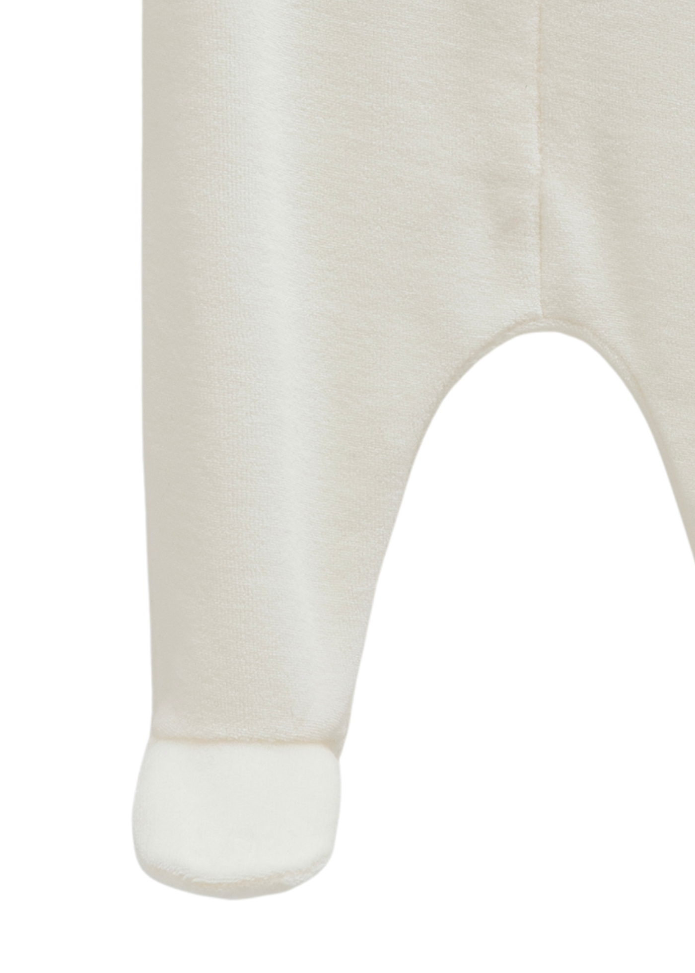 Salopeta Lunga Velur Crem cu Fermoar TE2153 Mell Sweet Baby