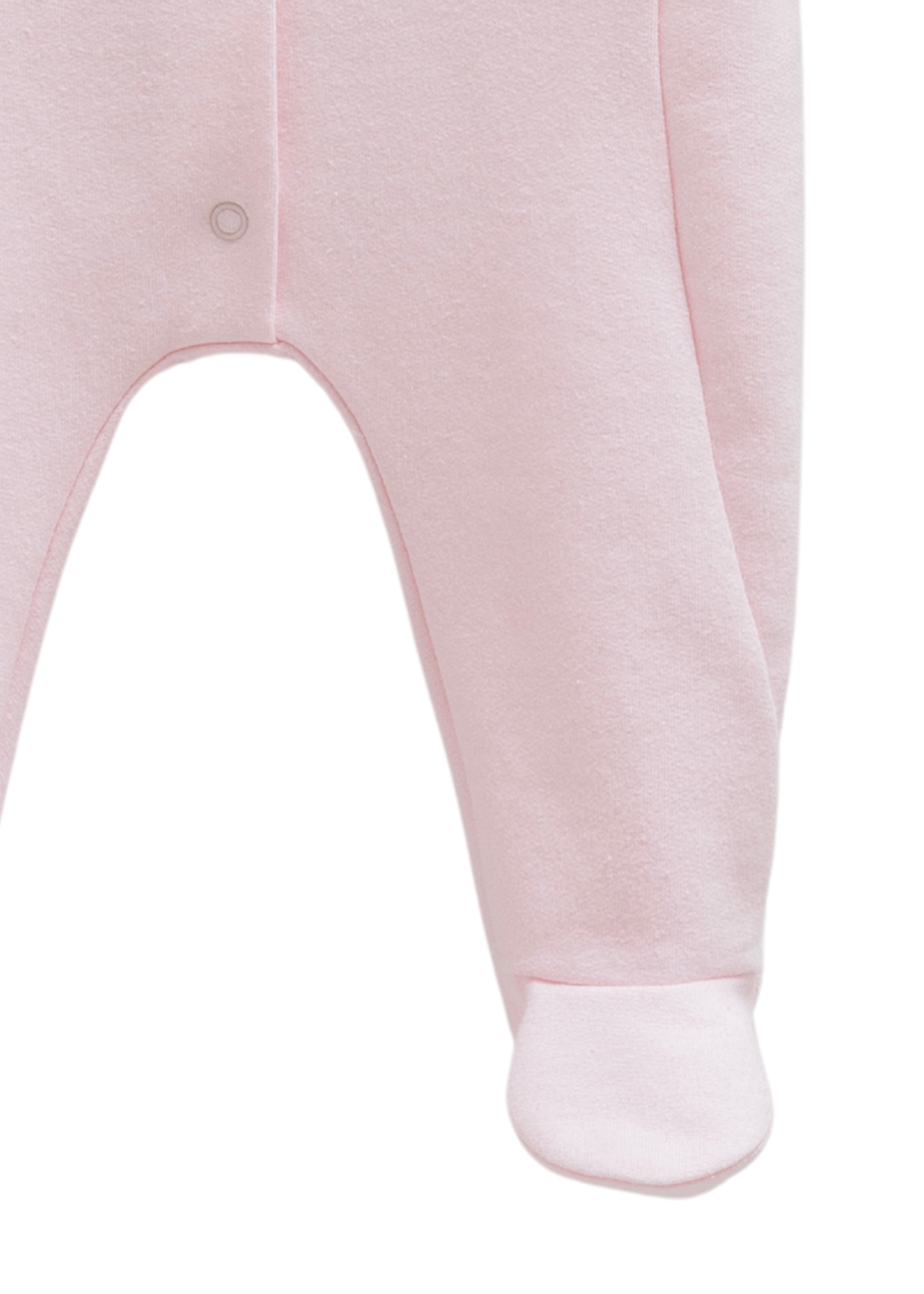 Salopeta Lunga Roz cu Dunga Bej cu Urs si Fermoar TK1397 Mell Sweet Baby