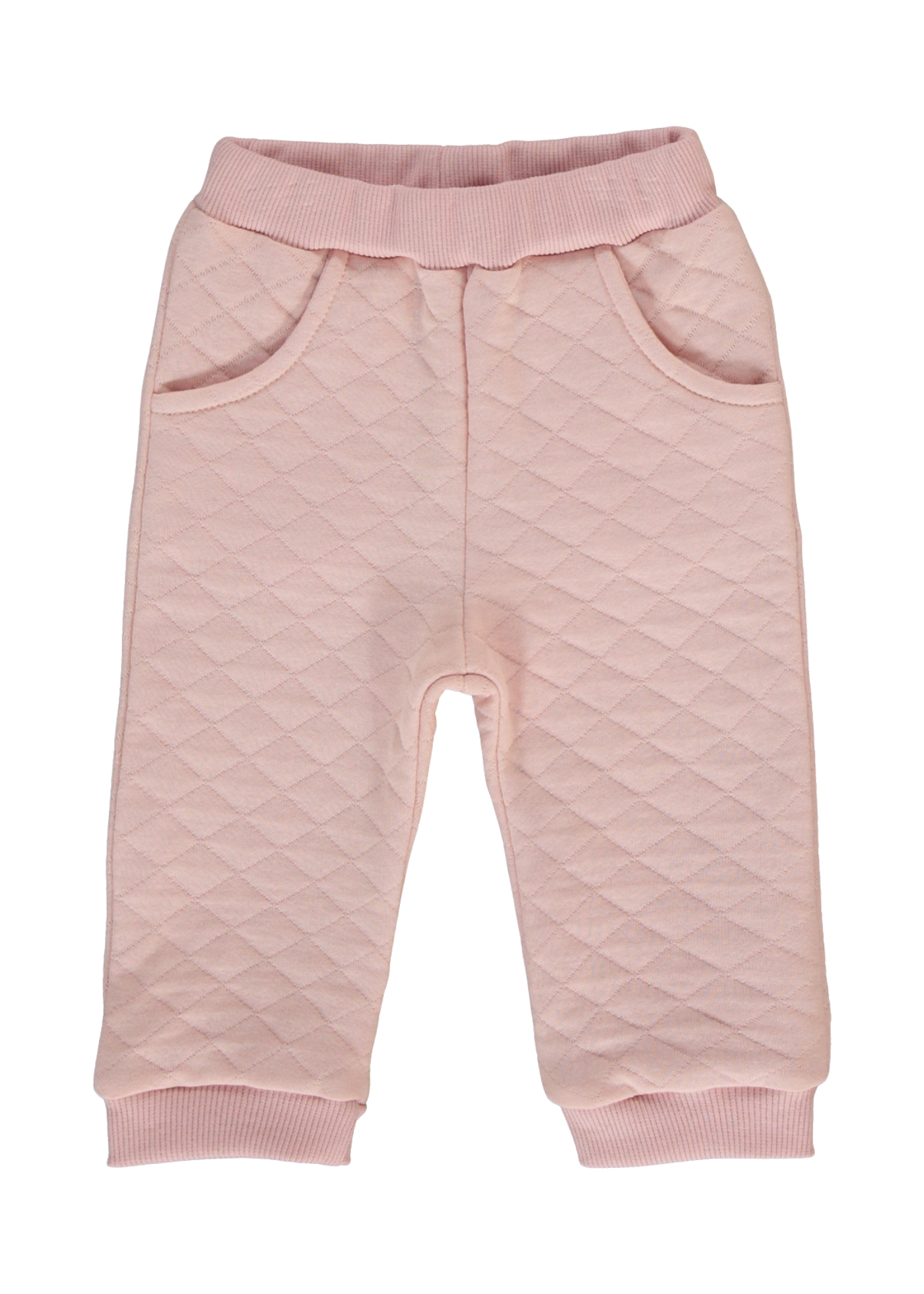 Set 3 Piese Vesta cu Gluga si Pantaloni Lungi Roz Pudra si Bluza Roz cu Maneca Lunga K5115 Bebetto