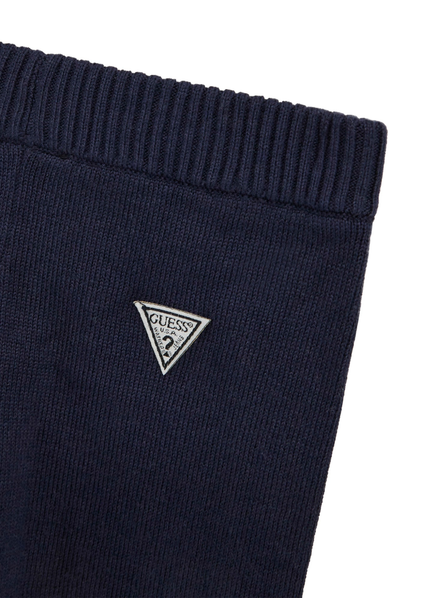 Set 2 Piese Tricotat Gri cu Bleumarin Bluza si Pantaloni I5BG10 Z2BB0 FJ1R Guess