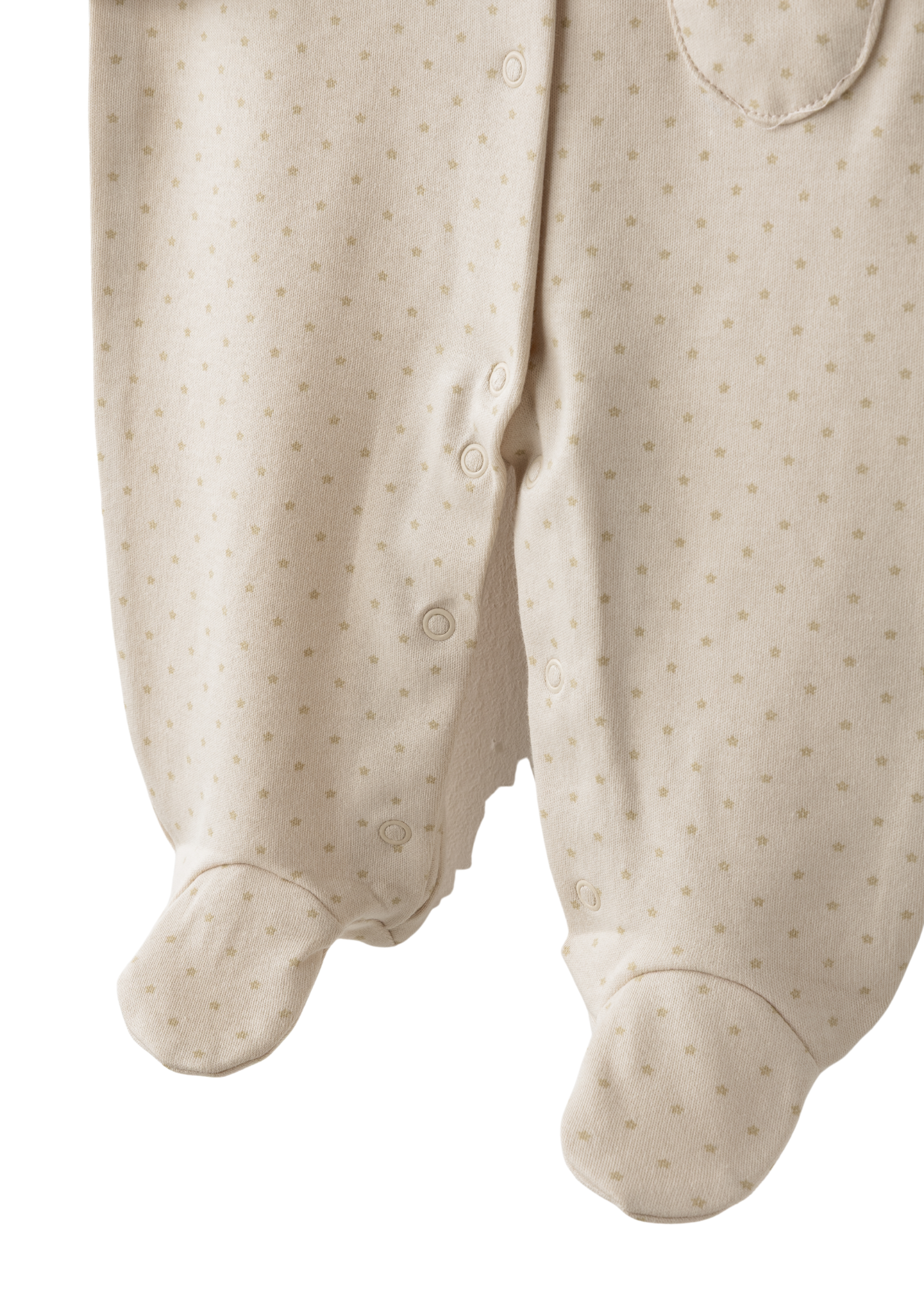 Salopeta Lunga Bej cu Picouri cu Gluer Alb Broderie Bumbac AC26045 Andywawa