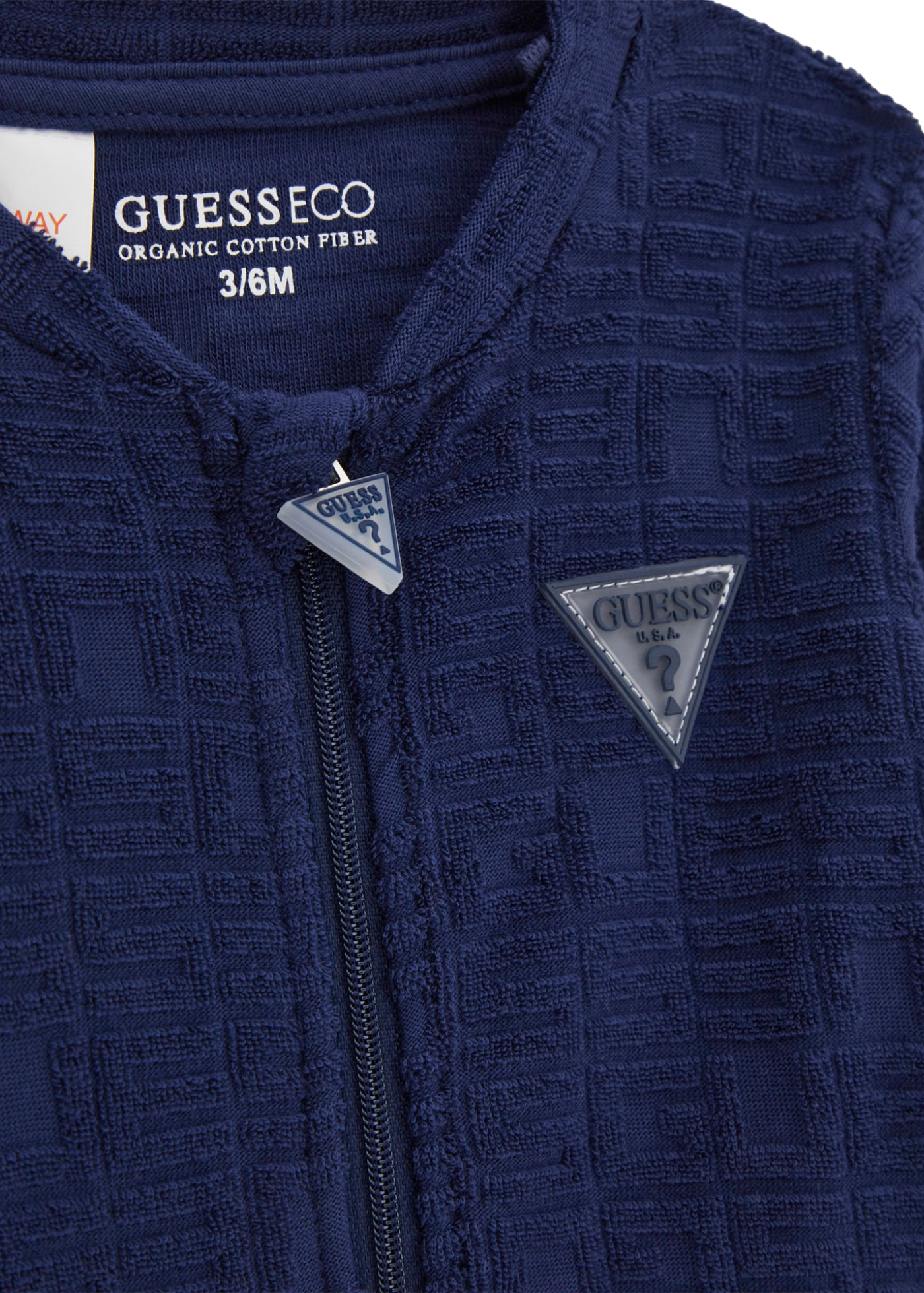 Trening 3 Piese Hanorac si Pantaloni Bleumarin si Body cu Maneca Lunga Alb H5YW10 KBU64 G7HR Guess