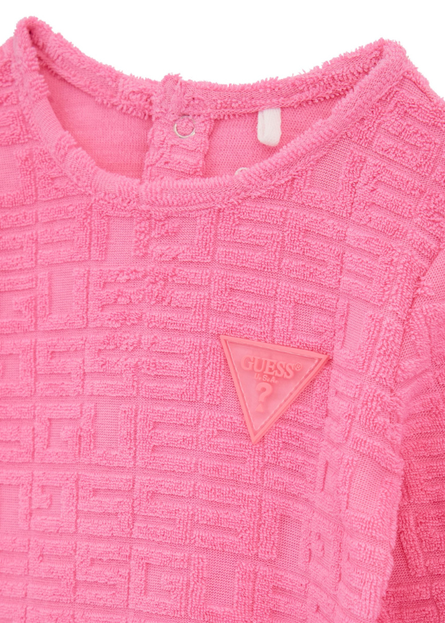 Salopeta Lunga Roz din Bumbac H5YW09 KBU64 G6N3 Guess