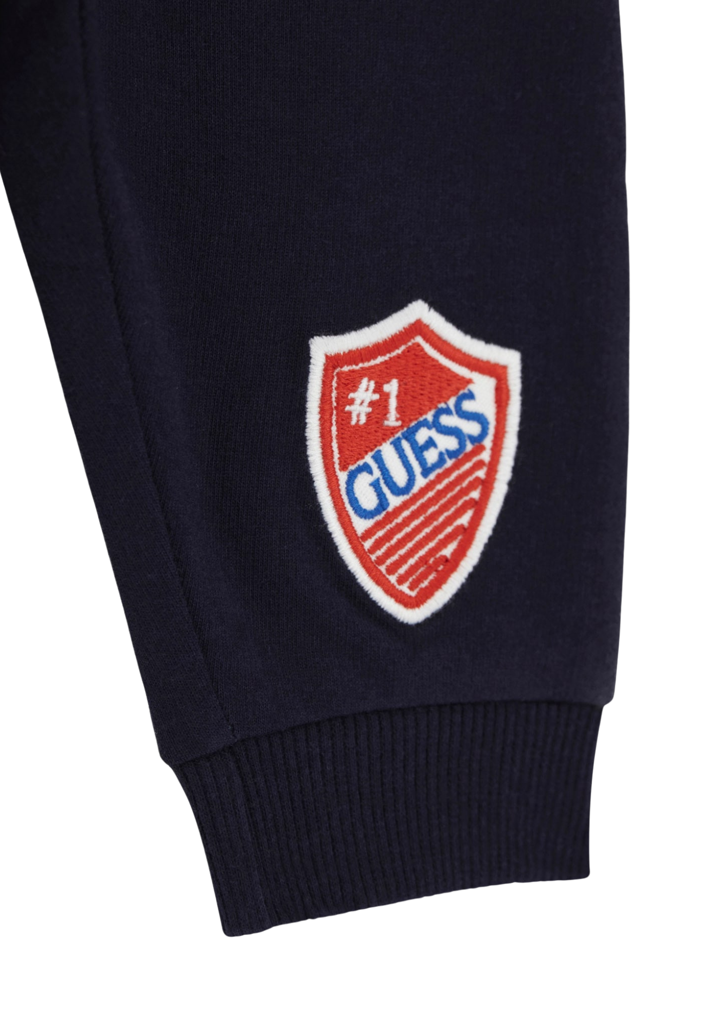 Set 2 Piese Alb cu Bleumarin Body cu Maneca Lunga si Guler Polo si Pantaloni Lungi P5YG03 K9N11 G011 Guess