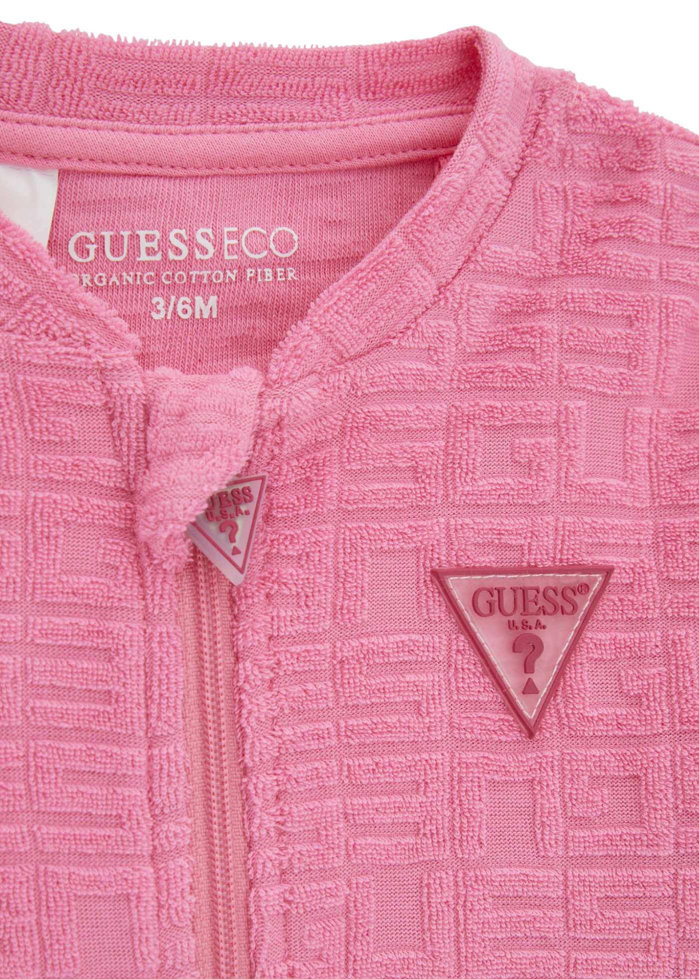 Trening 3 Piese Hanorac si Pantaloni Frez si Body cu Maneca Lunga Alb H5YW10 KBU64 G6N3 Guess