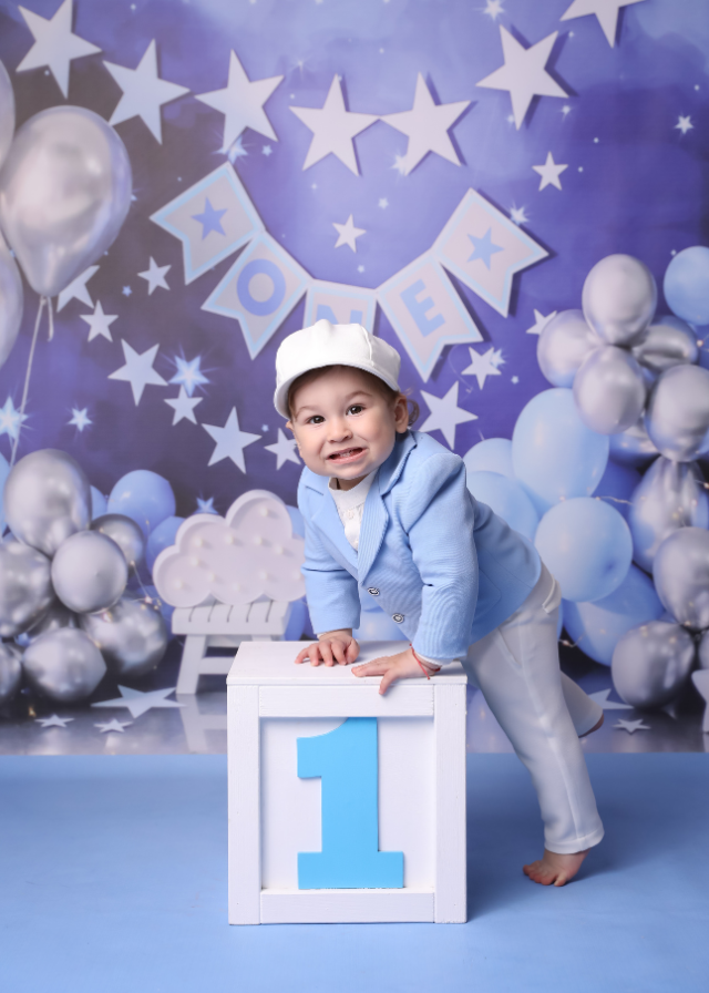 Toma 3 Piece Baptism Set, Suit, Trunk and Candle Personalized Baptism AnneBebe
