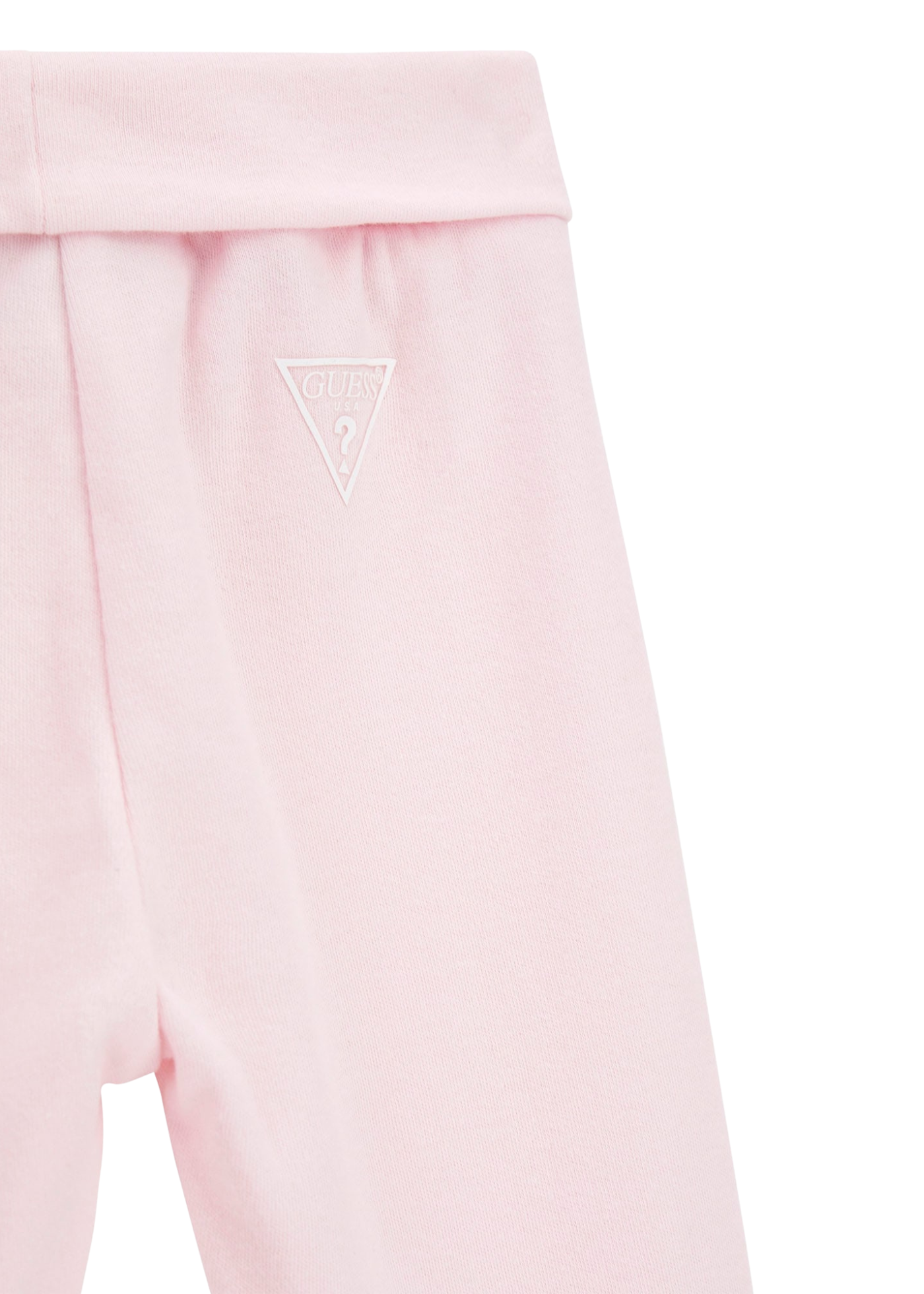 Set 2 Piese Alb cu Roz Body cu Maneca Lunga si Pantaloni Lungi H5YW08 J1314 F6DS Guess