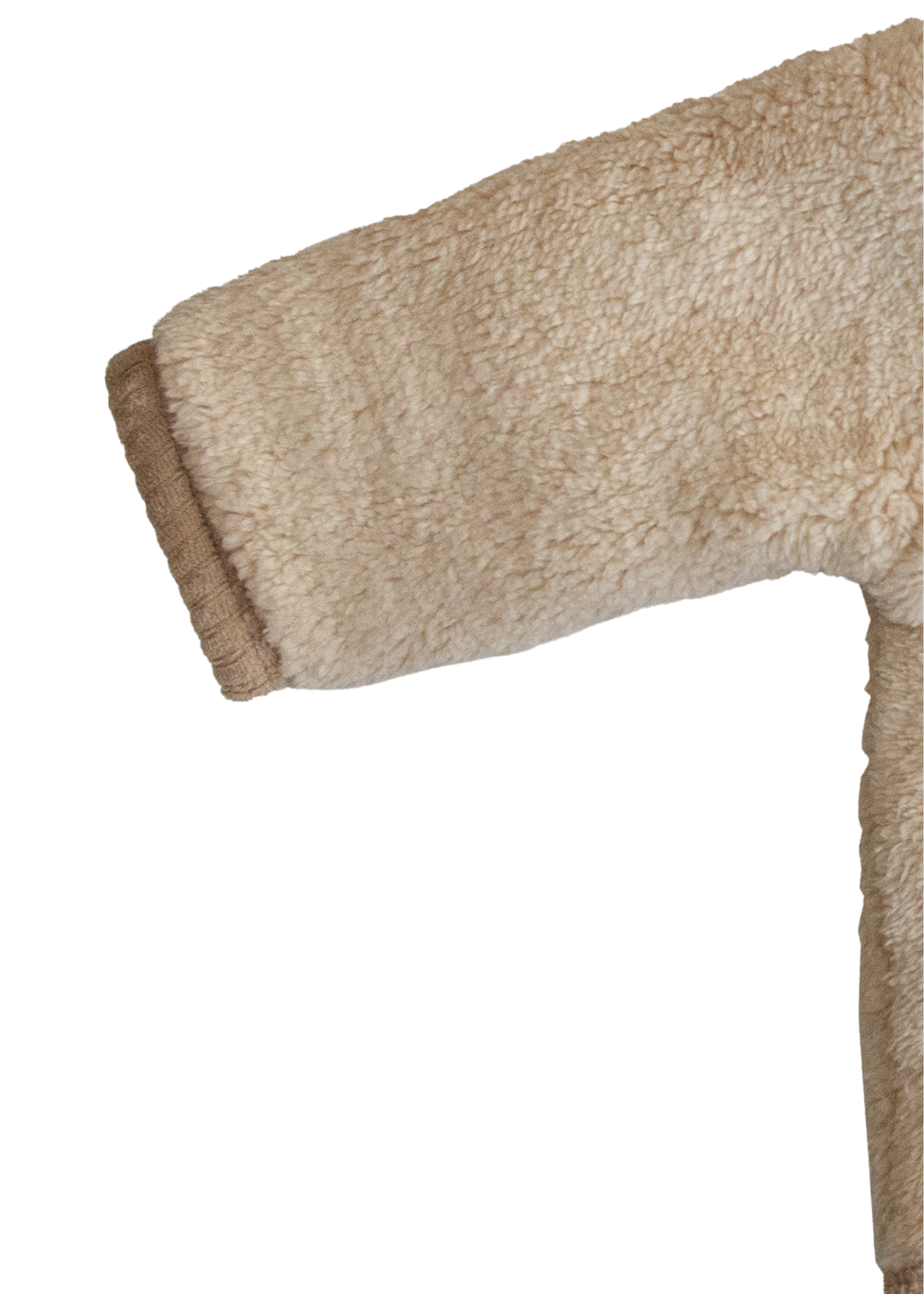 Jacheta din Plus Bej cu Gluga si Nasturi S60411 Kitikate