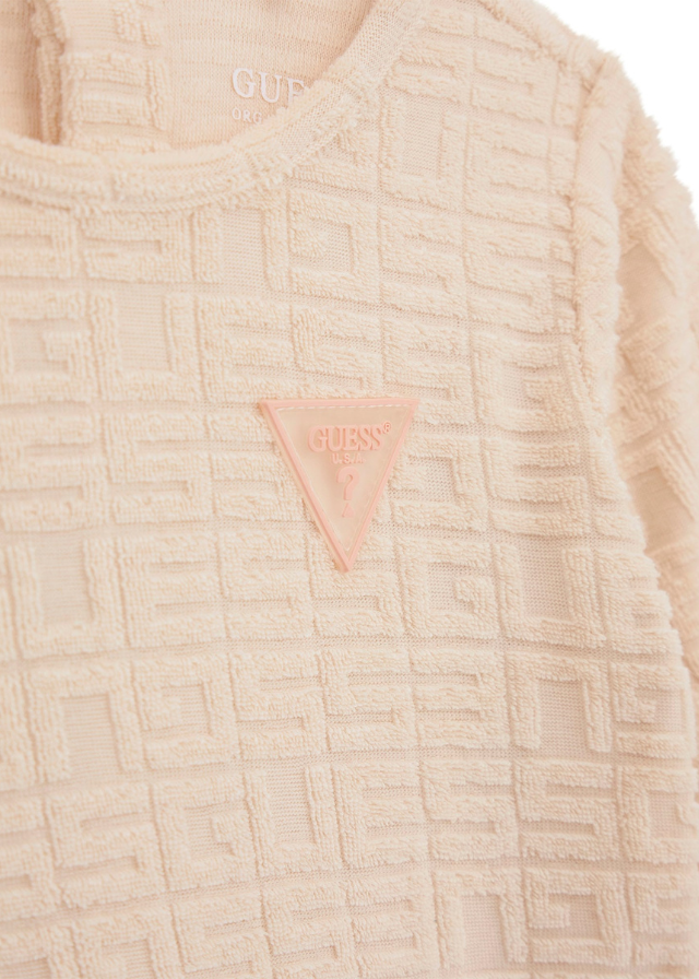 Salopeta Lunga Bej din Bumbac H5YW09 KBU64 G1ET Guess