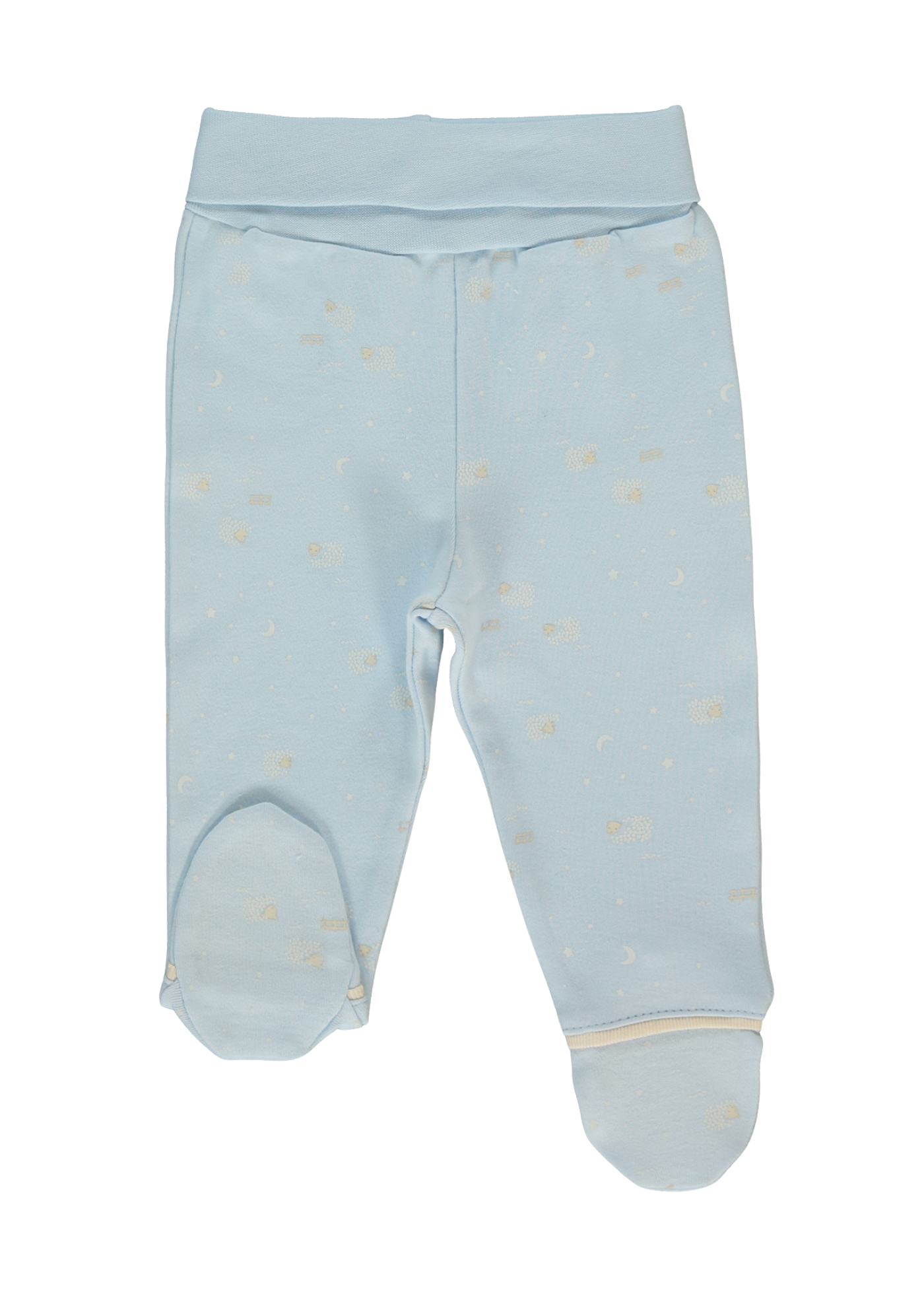 Pijama Bleu cu Imprimeu Oite F1448 Bebetto