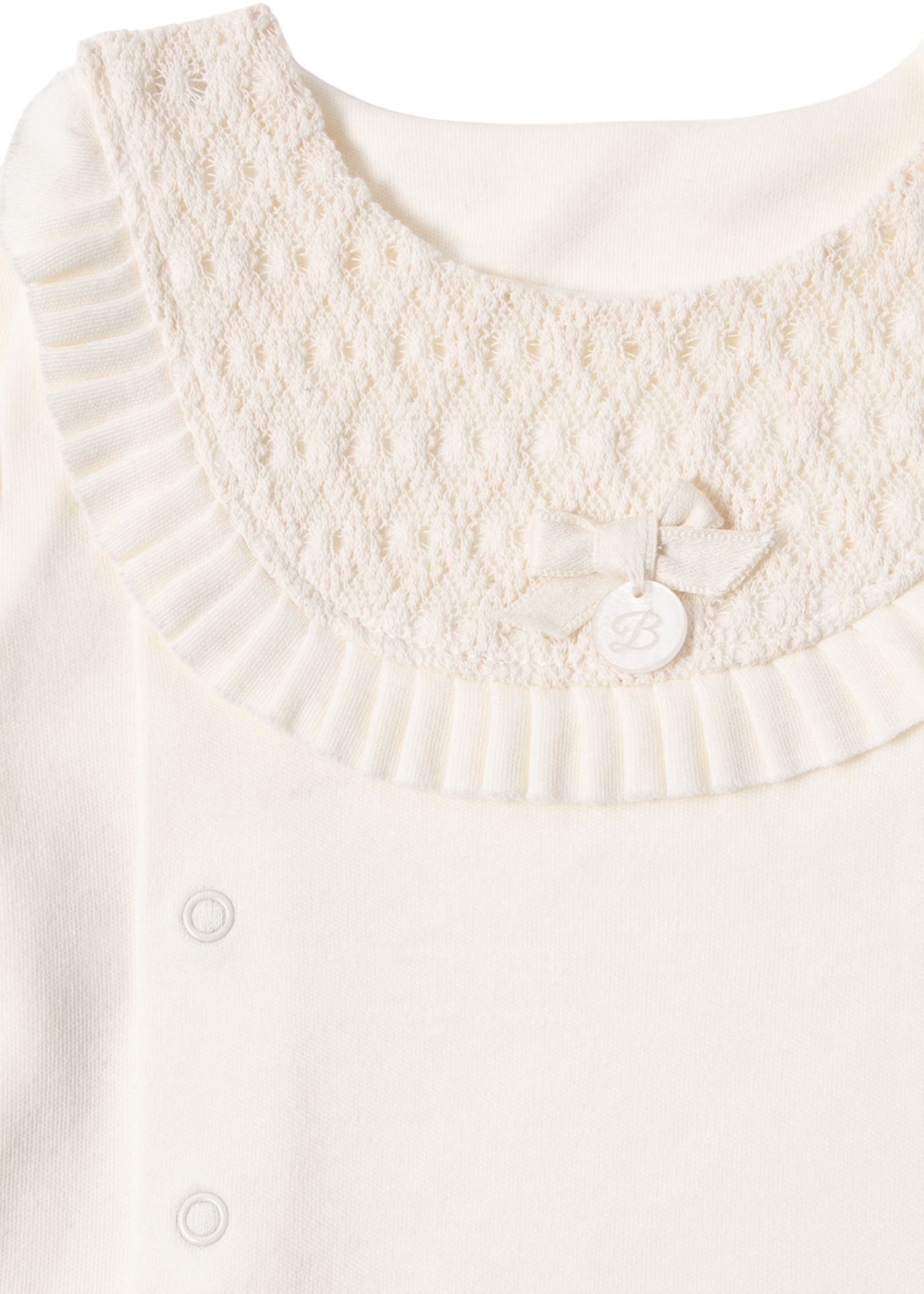 Set 10 Piese Maternitate Crem cu Dantela Little Lady Z1050 Bebetto