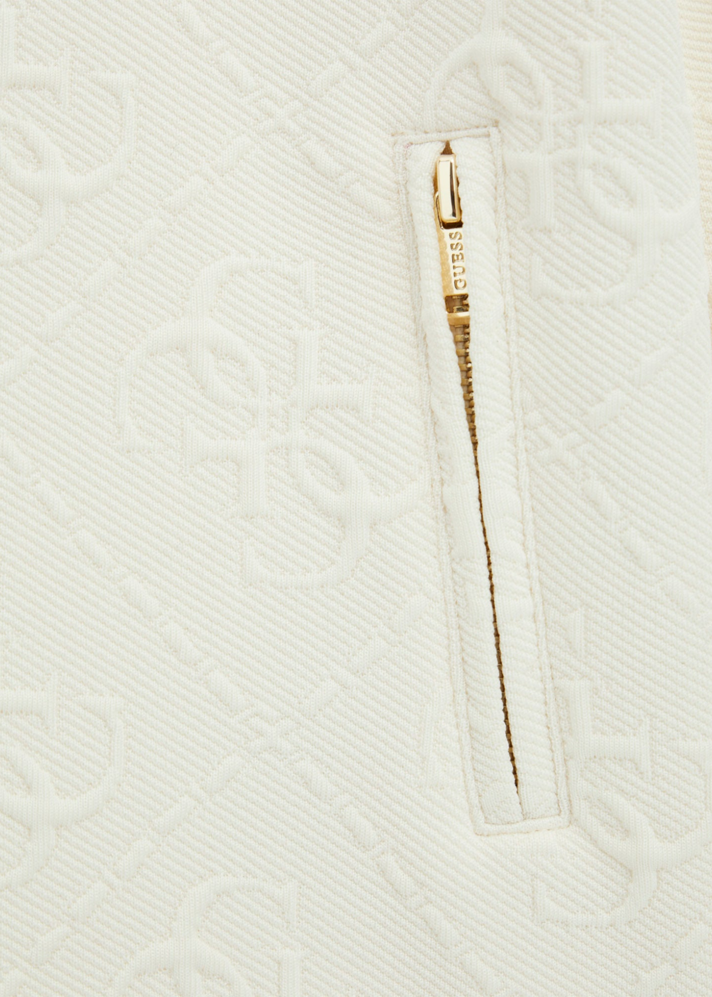 Rochie Jacquard Crem cu Maneca Lunga K5BK08 K0742 G012 Guess