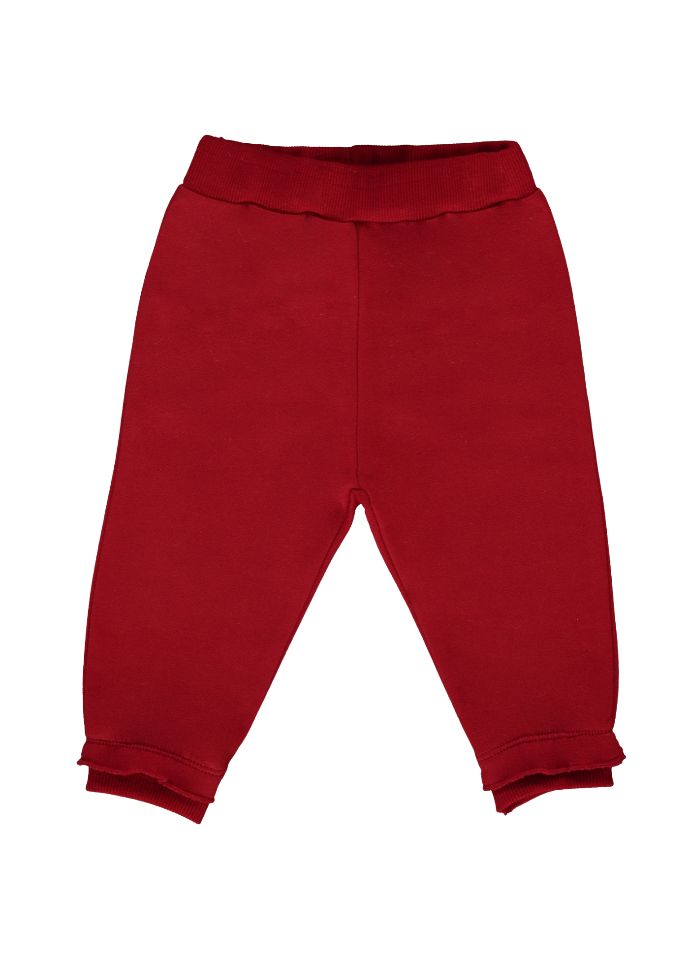 Set 2 Piese Rosu Bluza cu Imprimeu Brazi Craciun si Pantaloni Lungi K5110 Bebetto