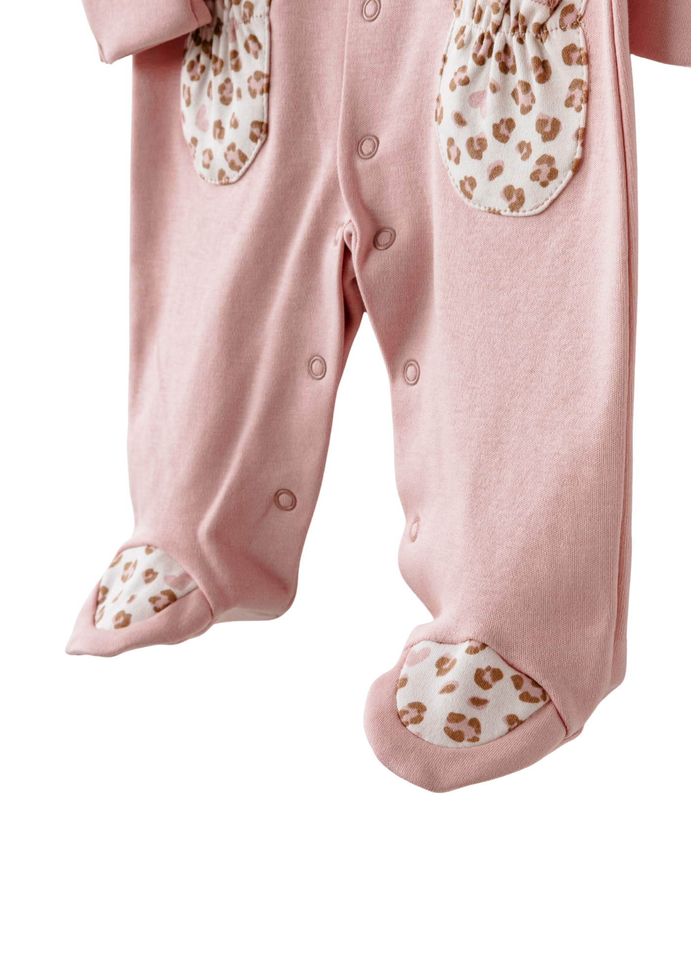 Salopeta Lunga Roz cu Buzunare Animal Print AC26240 Andywawa