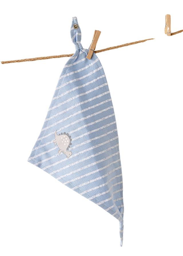 Set 10 Piese Maternitate Bej cu Bleu cu Dinozauri AC25911 Andywawa