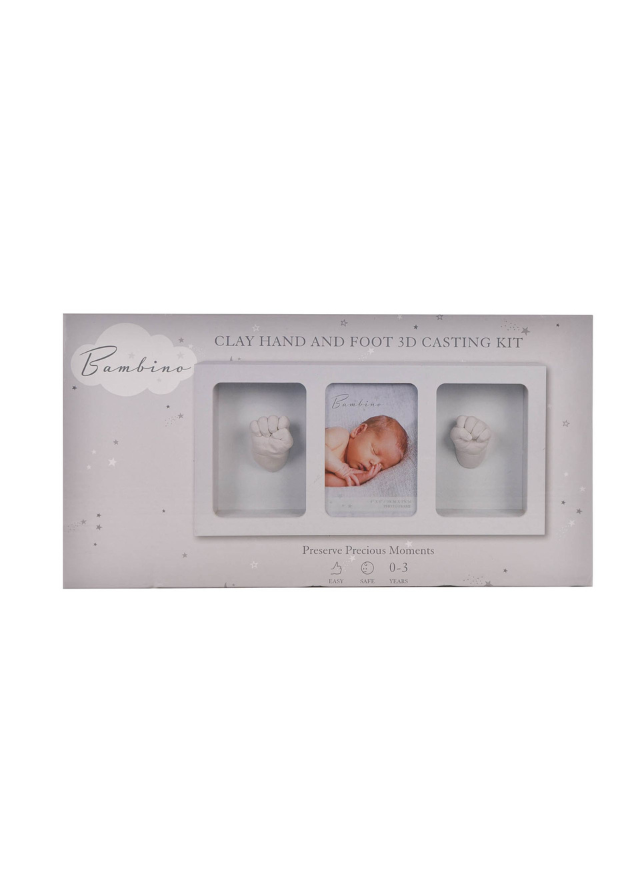 AnneBebe - Rama Foto Tripla cu Kit Amprenta Bebelusi CG1539 Bambino by Juliana