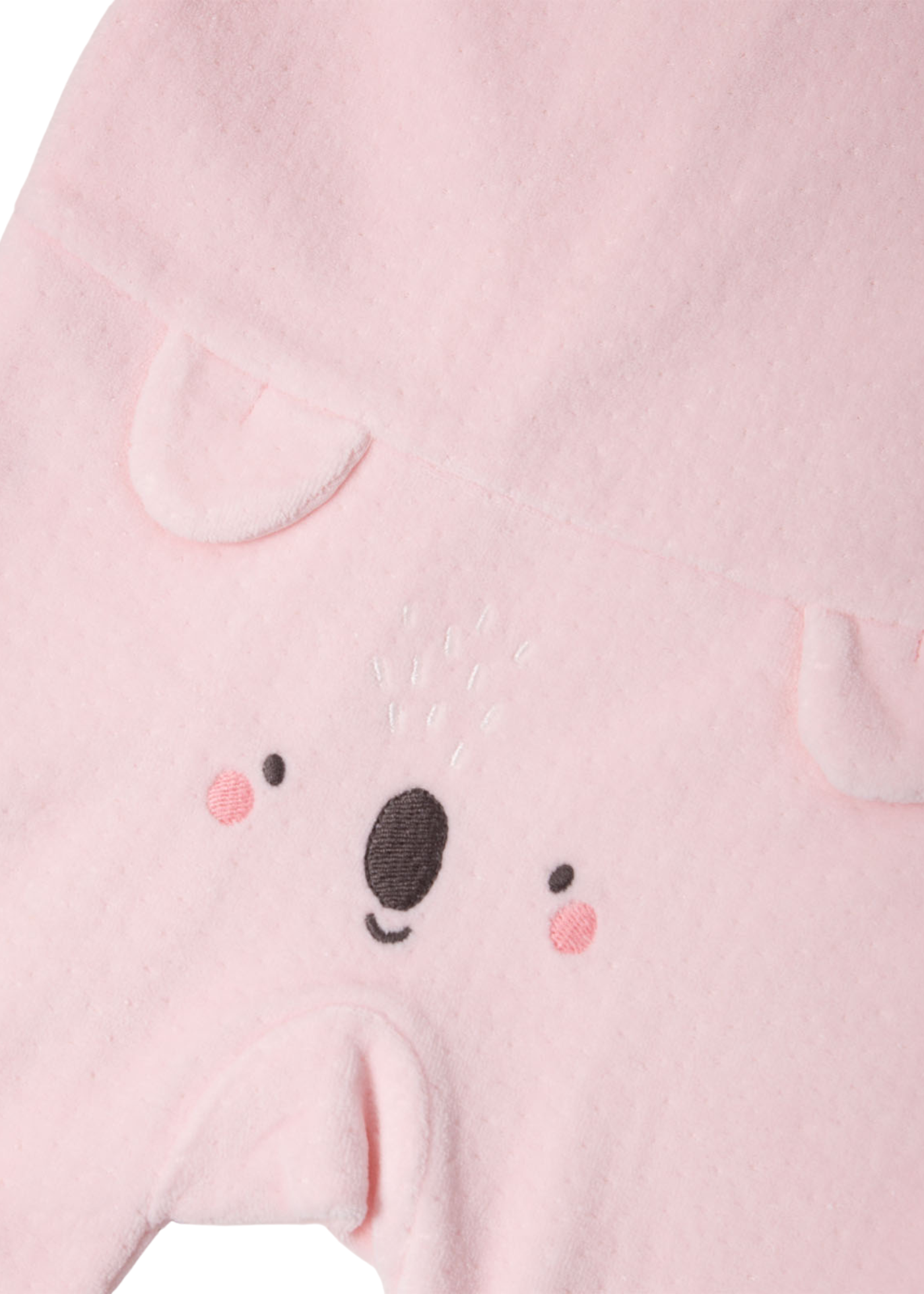 Salopeta Lunga Velur Roz cu Fermoar T4055 Bebetto