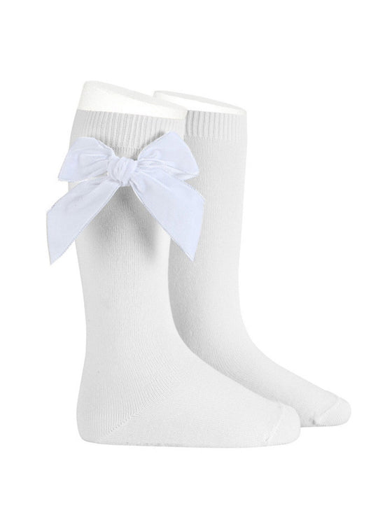 Sosete Lungi din Bumbac cu Funda din Catifea pentru Fetite 24892 – Condor
