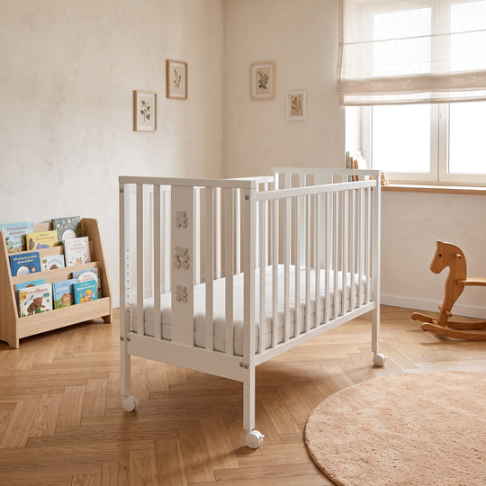 Patut Co-Sleeper Mini Molly Alb cu Saltea – Mini | Erbesi