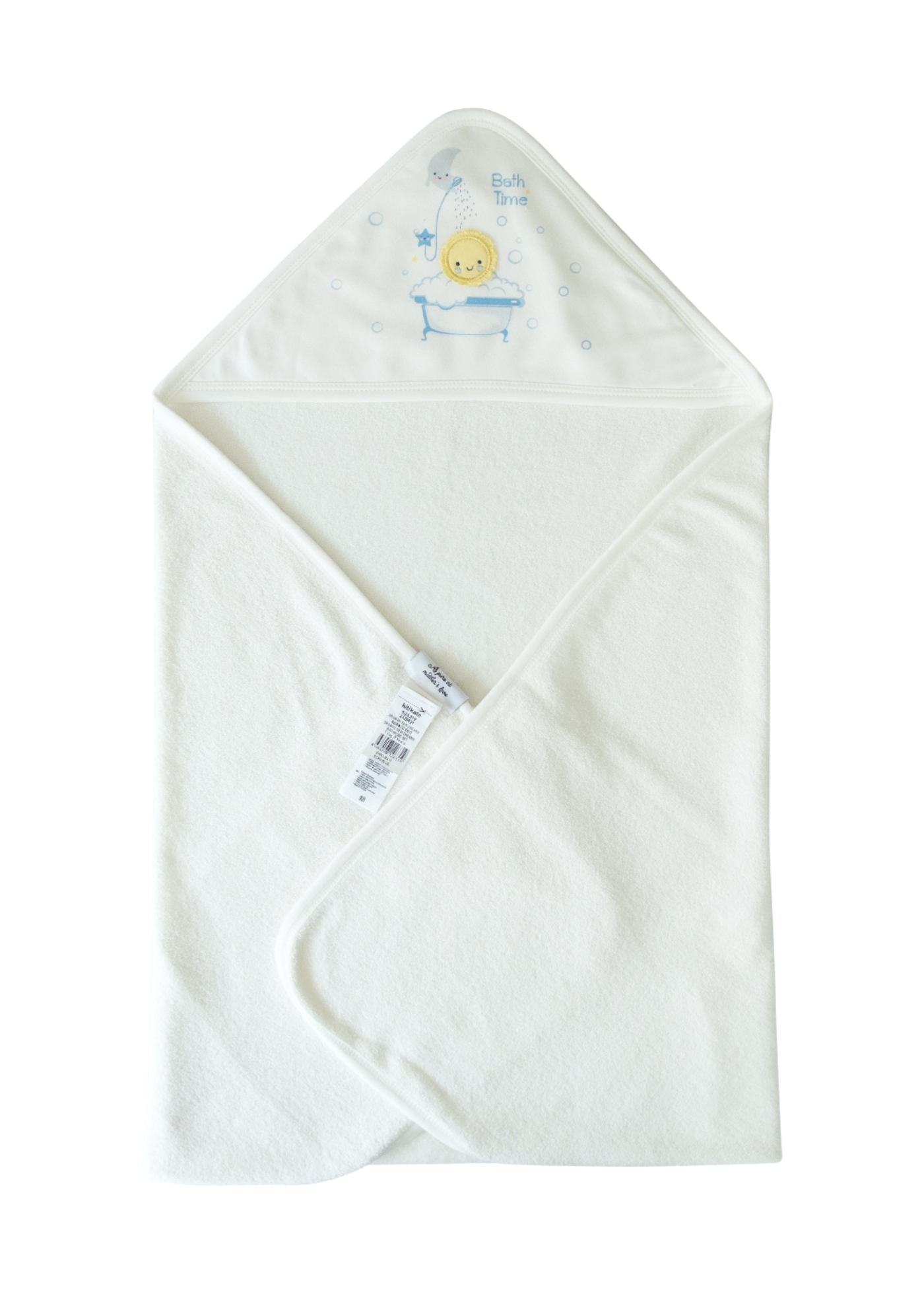 Set pentru Baita cu Halat si Prosop Alb cu Bleu Organic Dreams S26319 KitiKate