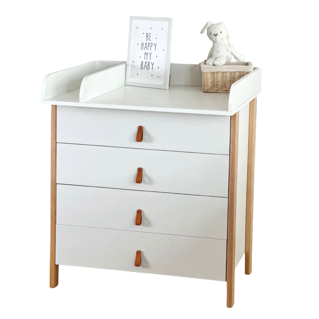 Ingvart Scandi Dresser with Changing Table 