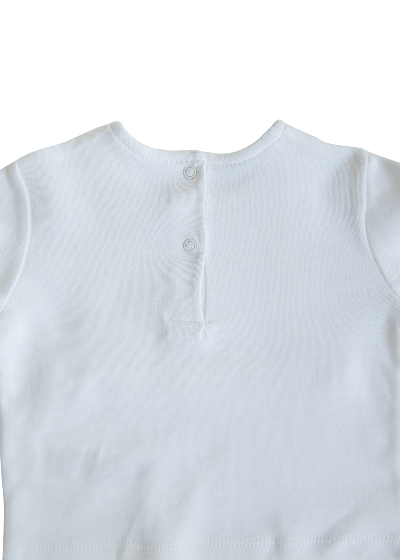 Set 2 Piese Bumbac Organic Alb cu Bleu cu Caluti My Toy S60340 Kitikate