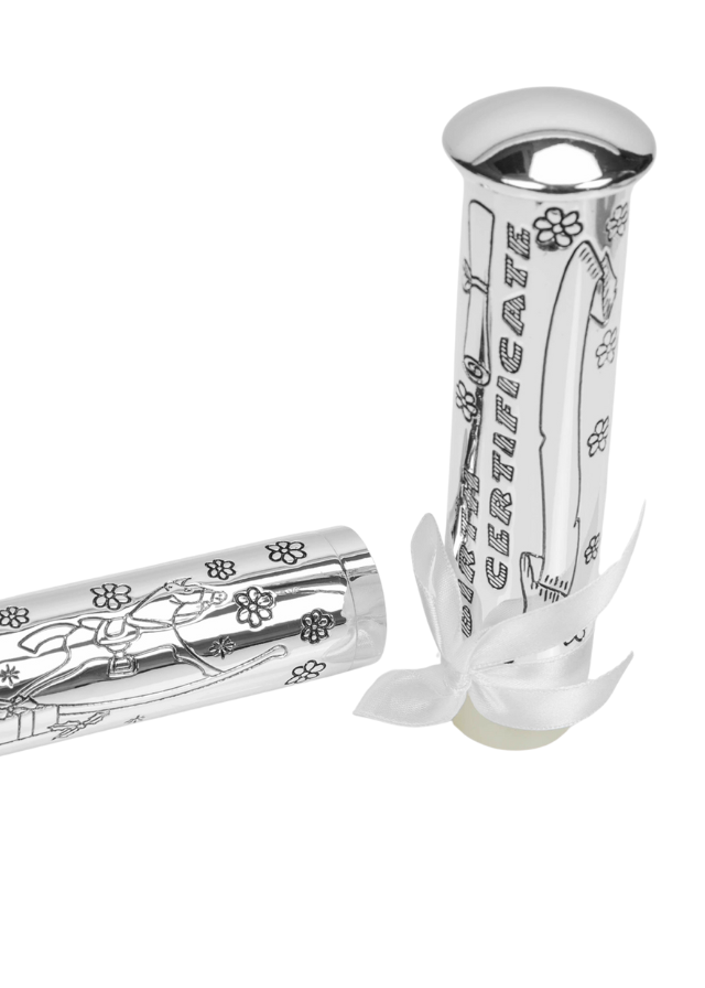 Set Argintat Album Foto My Christening Day si Suport Certificat Botez 8887ch Celebrations