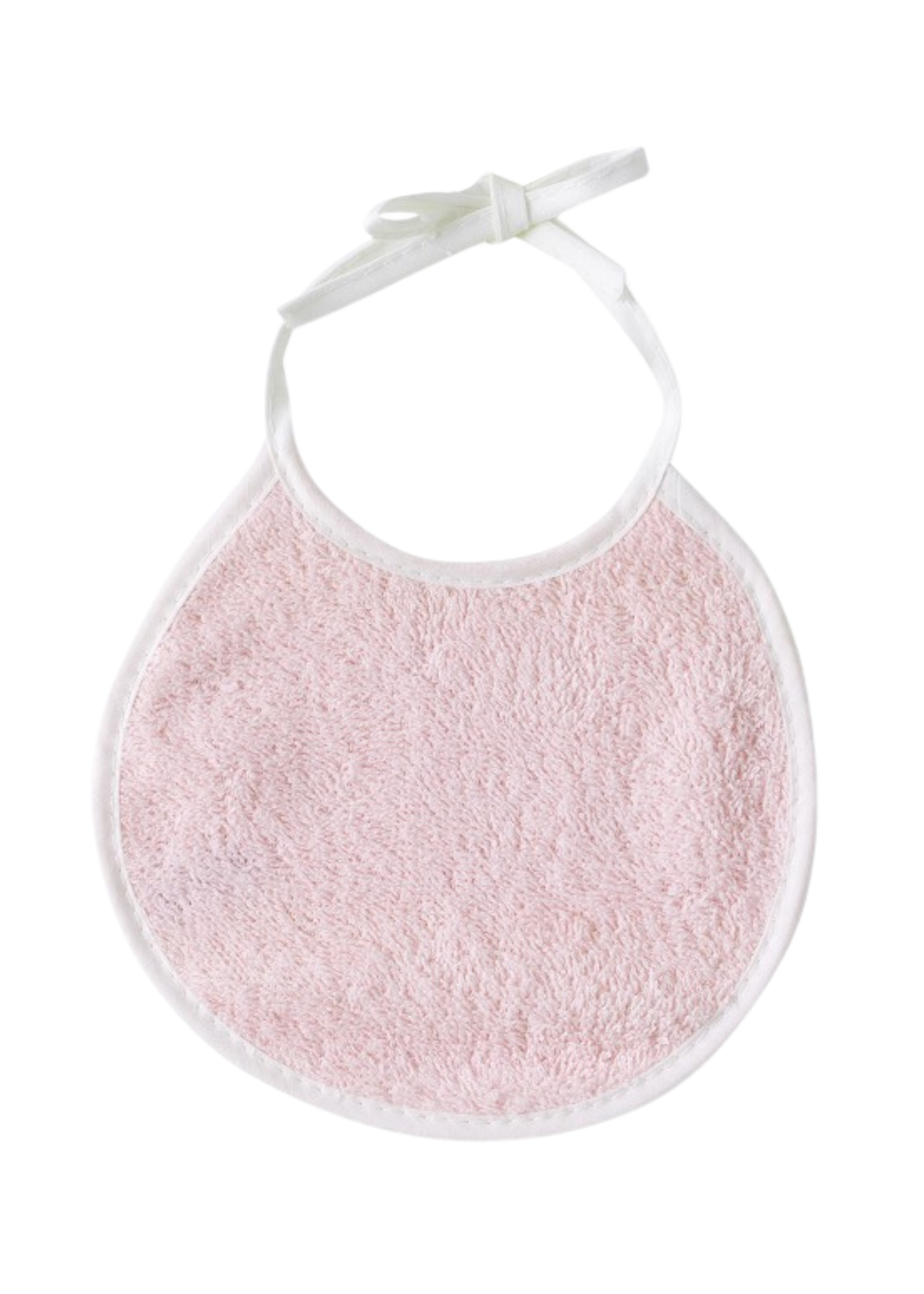 Prosop cu Capison 100x100 cm si Bavetica Alb-Roz cu Calut 01251-12 InterBaby