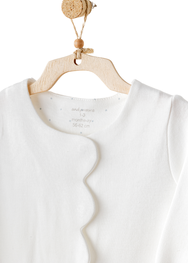 Salopeta Lunga Crem cu Accesorii Funde cu Strasuri si Fes AC25823 Andywawa