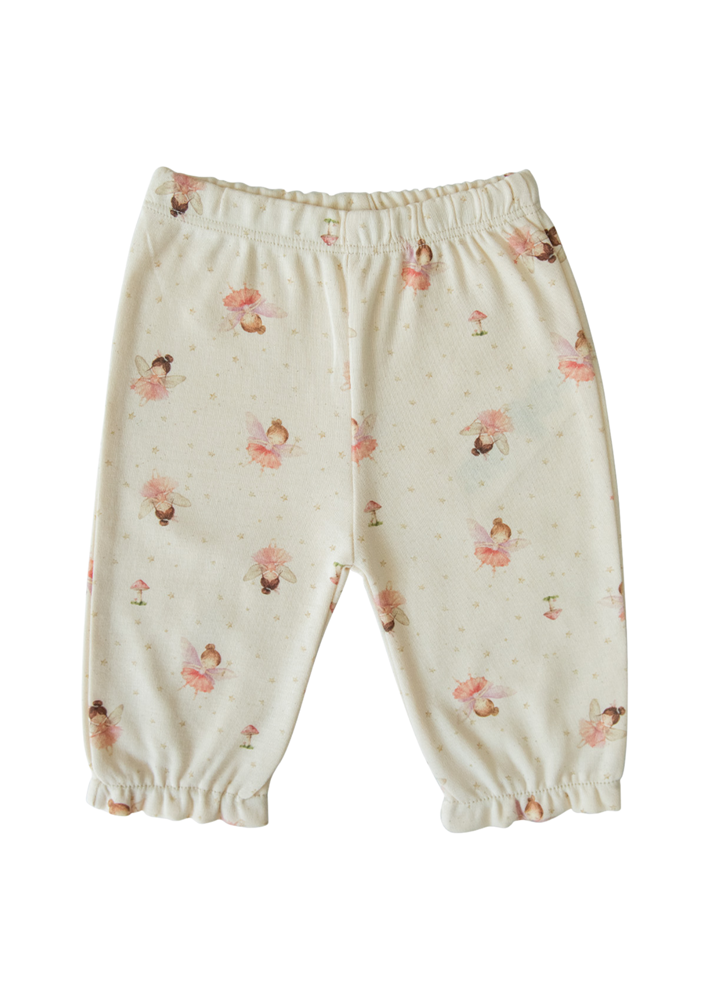 Set 3 Piese Bumbac Organic Bej cu Zane S60192 Kitikate