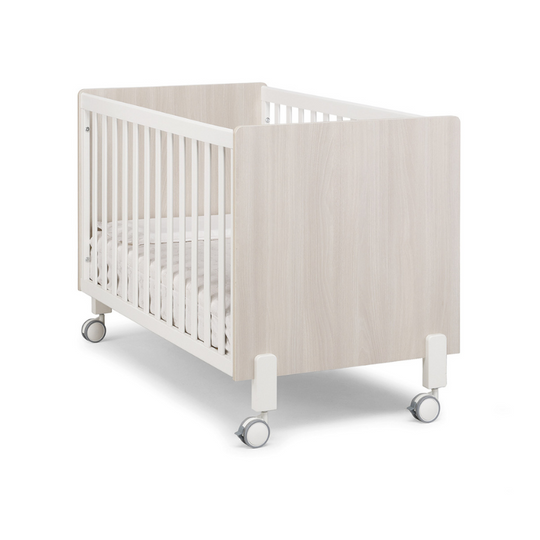 Patut Transformabil Montessori Lemn Fag Little Bleached Tortora