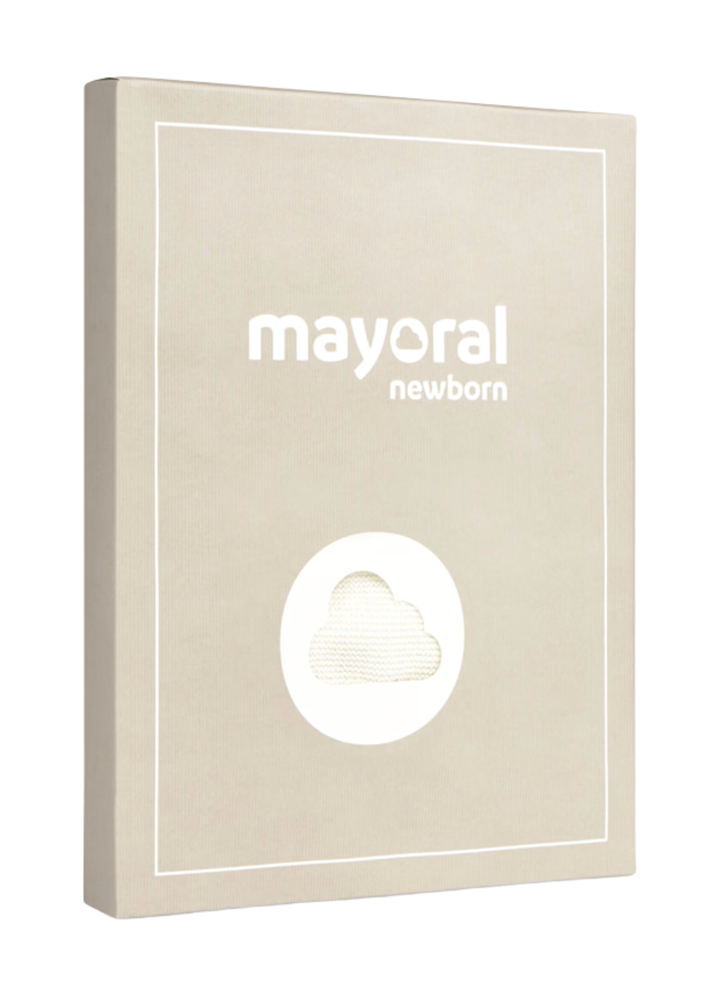 Set 3 Piese Tricotat Crem Bluza Pantaloni si Fes 2556 Mayoral