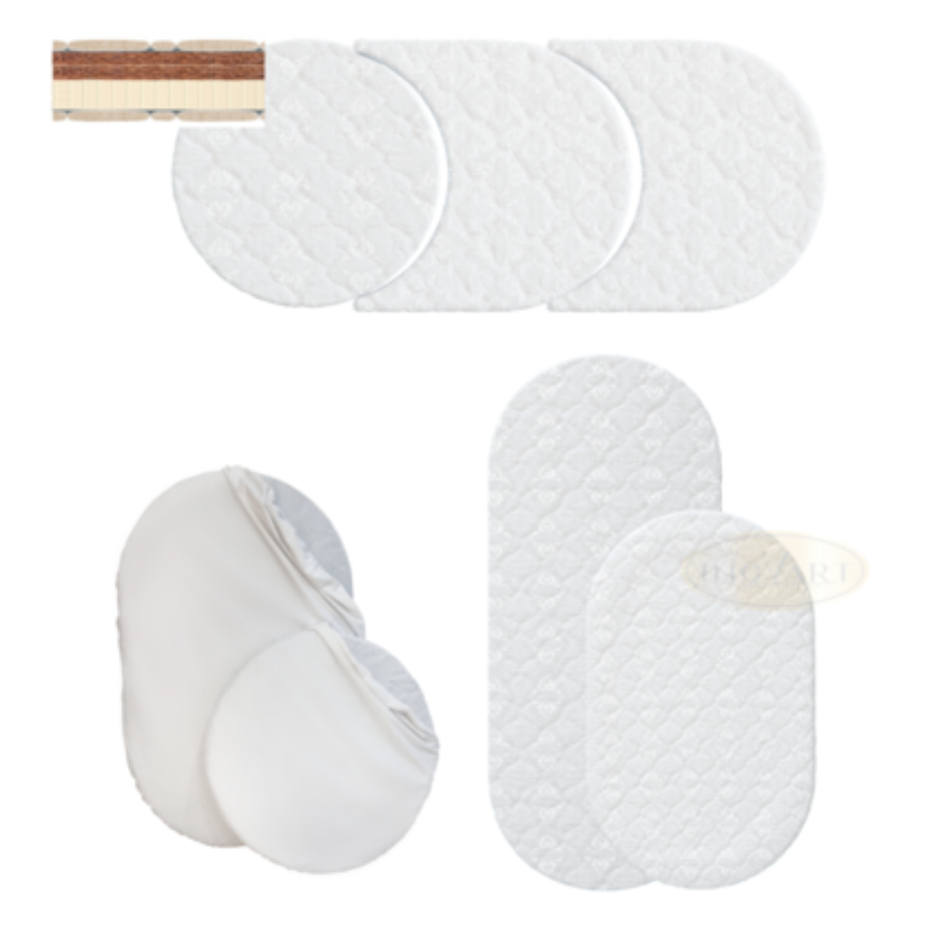 Extensie Saltea Mica Rotunda pentru Saltea Patut Smart 72 cm latime