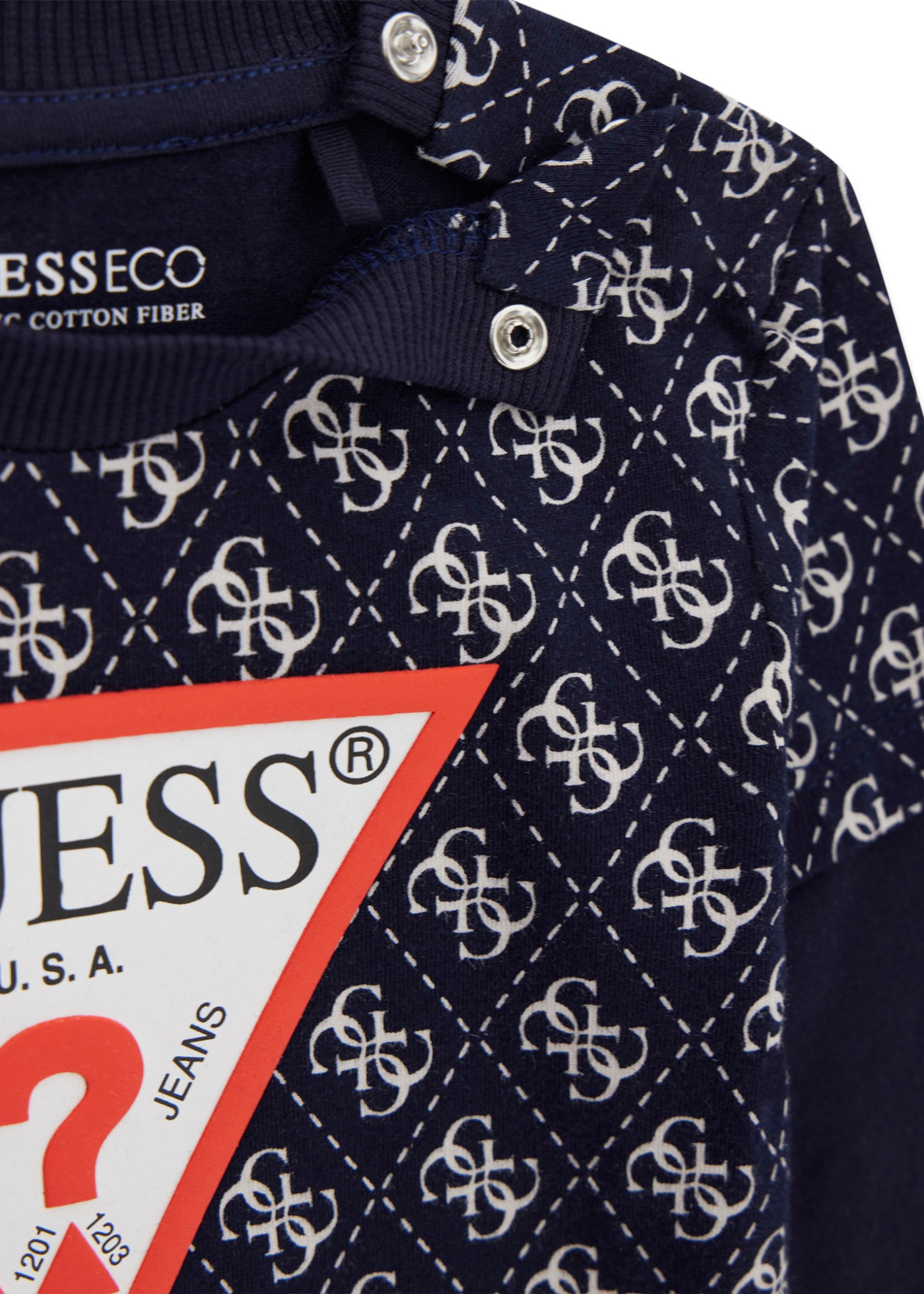 Set 2 Piese Bluza Bleumarin cu Monograma si Pantaloni Lungi Bleumarin I5YG00 K8HM4 P7SR Guess