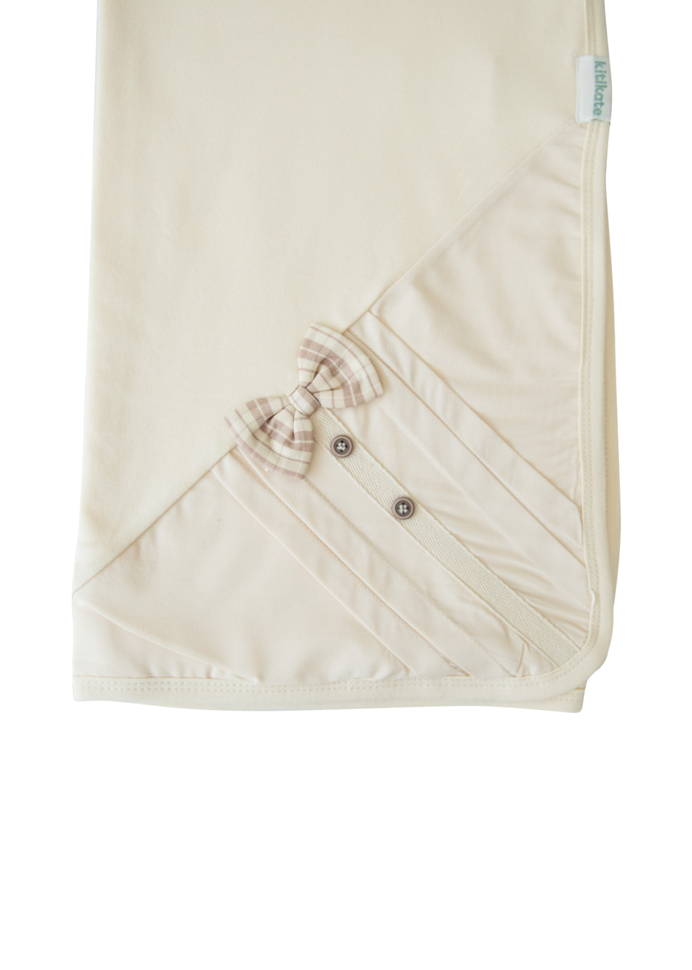 Set 3 Piese Bej cu Masini Salopeta Lunga, Sapca si Pled Bumbac Organic S60171 Kitikate