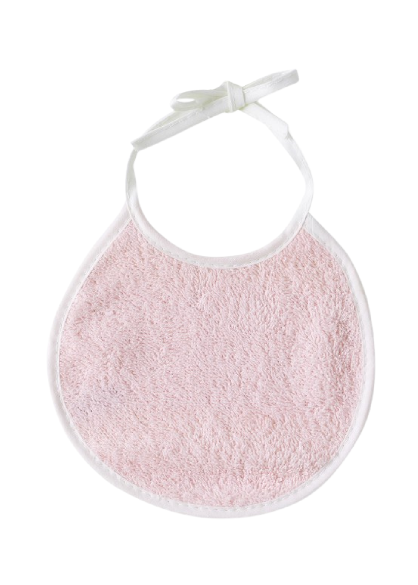 Prosop cu Capison 100x100 cm si Bavetica Roz cu Ursulet pe Semiluna 01248-02 InterBaby