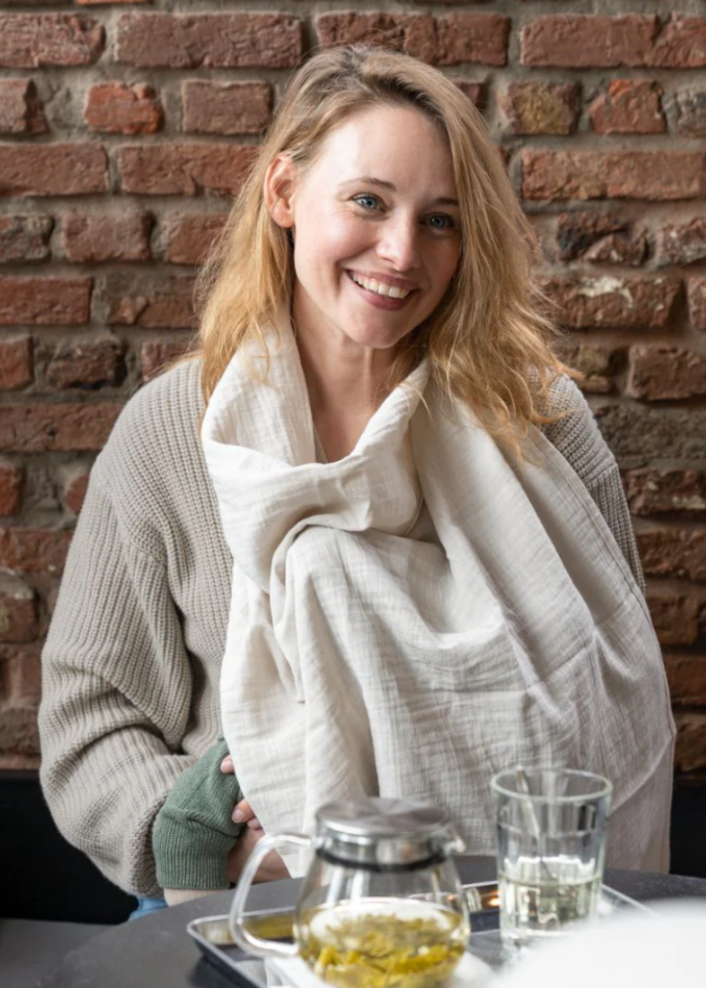 Esarfa Pentru Alaptat Multifunctionala Bej 37001027 Senses