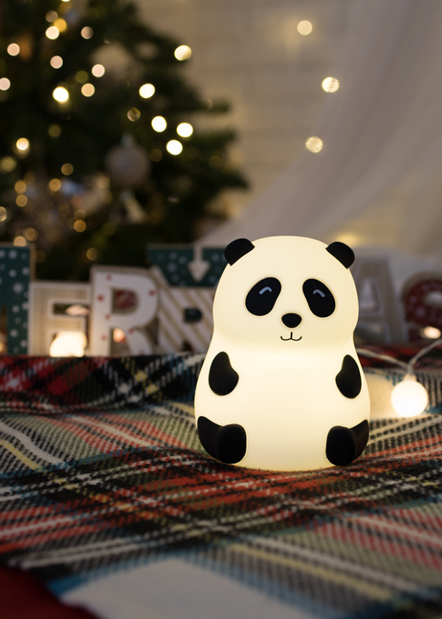 Lampa de Veghe Urs Panda din Silicon cu USB tip C 52-0059 Rabbit & Friends