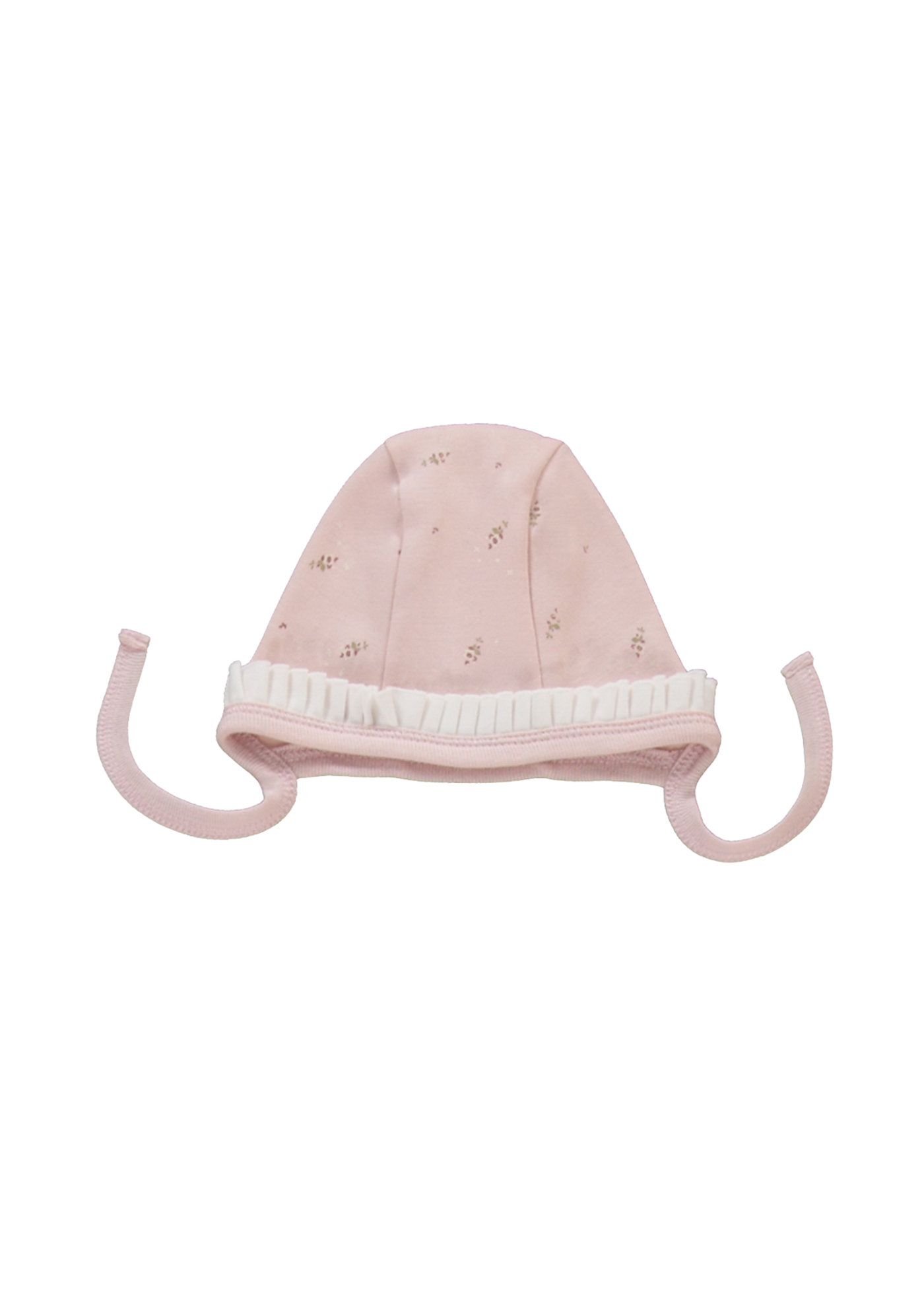 Set 10 Piese Maternitate Roz cu Imprimeu Flori Tiny Florist Z1047 Bebetto